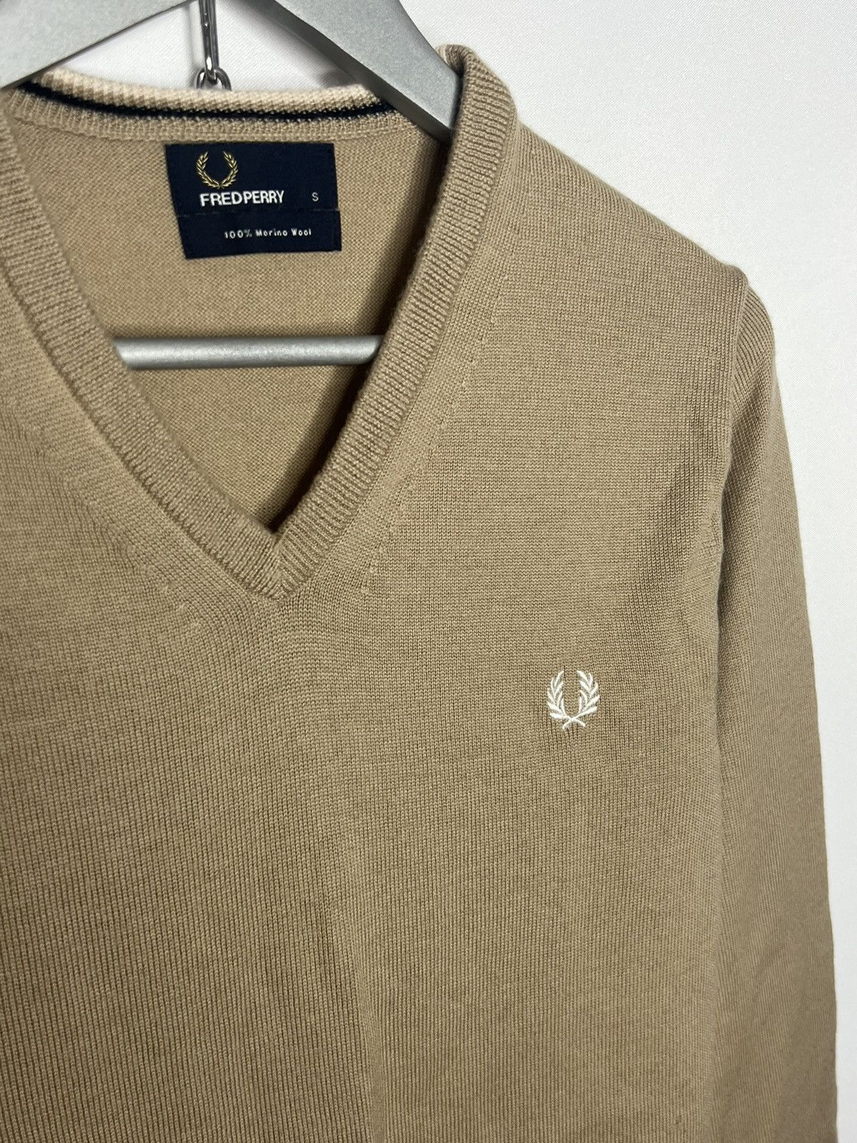 Fred Perry × Vintage 🔥Vintage Fred Perry 100% Merino Wool Sweater Pullover🔥 Size US S / EU 44-46 / 1 - 5 Thumbnail