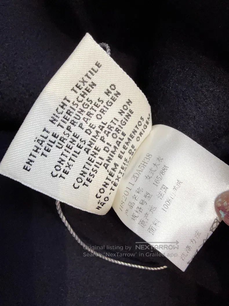 Hermes Hermes Navy Blue Cashmere Mid-length Coat Size XS / US 0-2 / IT 36-38 - 8 Thumbnail