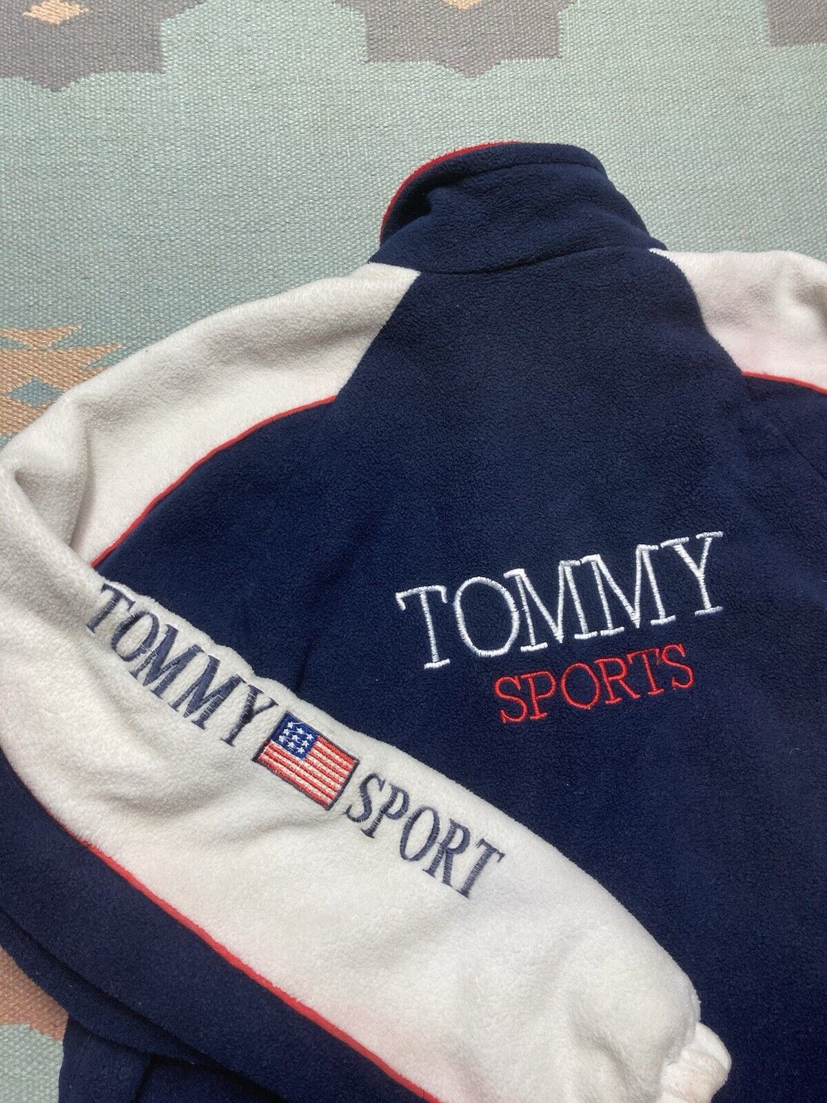 Tommy Hilfiger × Vintage Vintage Tommy Hilfiger fleece bomber jacket Tommy sports XL Size US XL / EU 56 / 4 - 2 Thumbnail