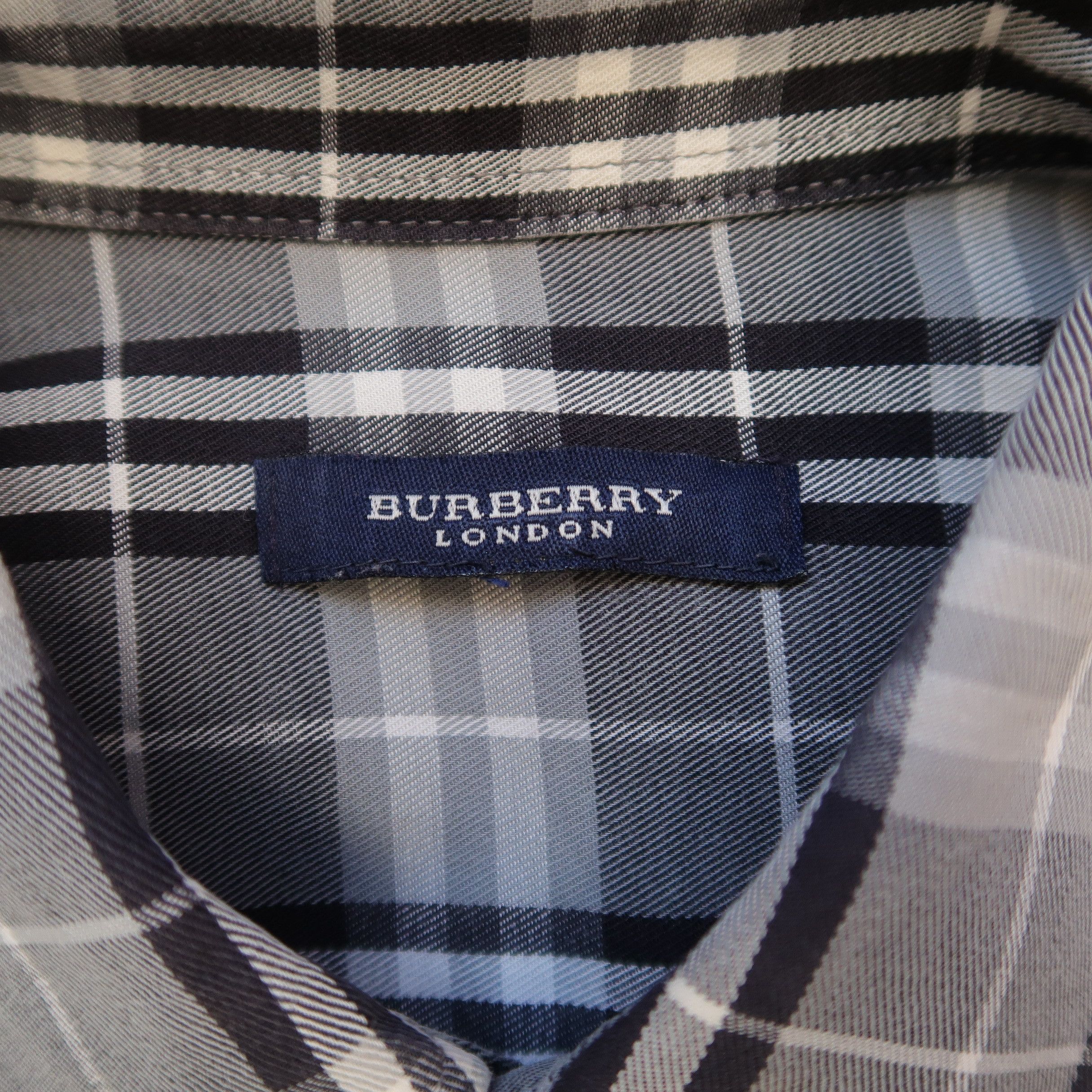 Burberry Burberry London Nova Check Gray Shirt Old Money Style Size US M / EU 48-50 / 2 - 4 Thumbnail