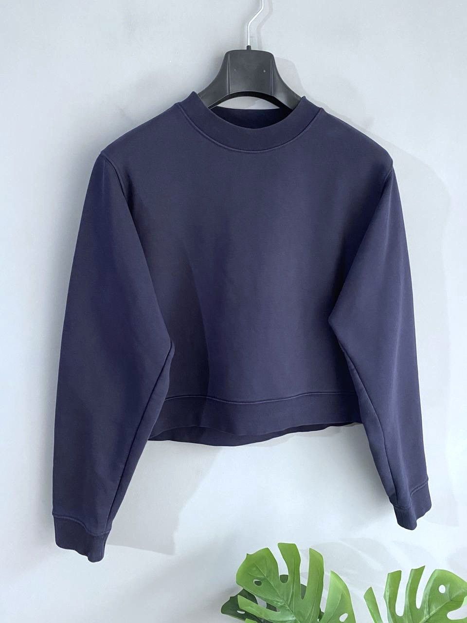 Acne Studios Acne Studios Women's Blue Shortened Sweatshirt, Size M Size M / US 6-8 / IT 42-44 - 2 Thumbnail