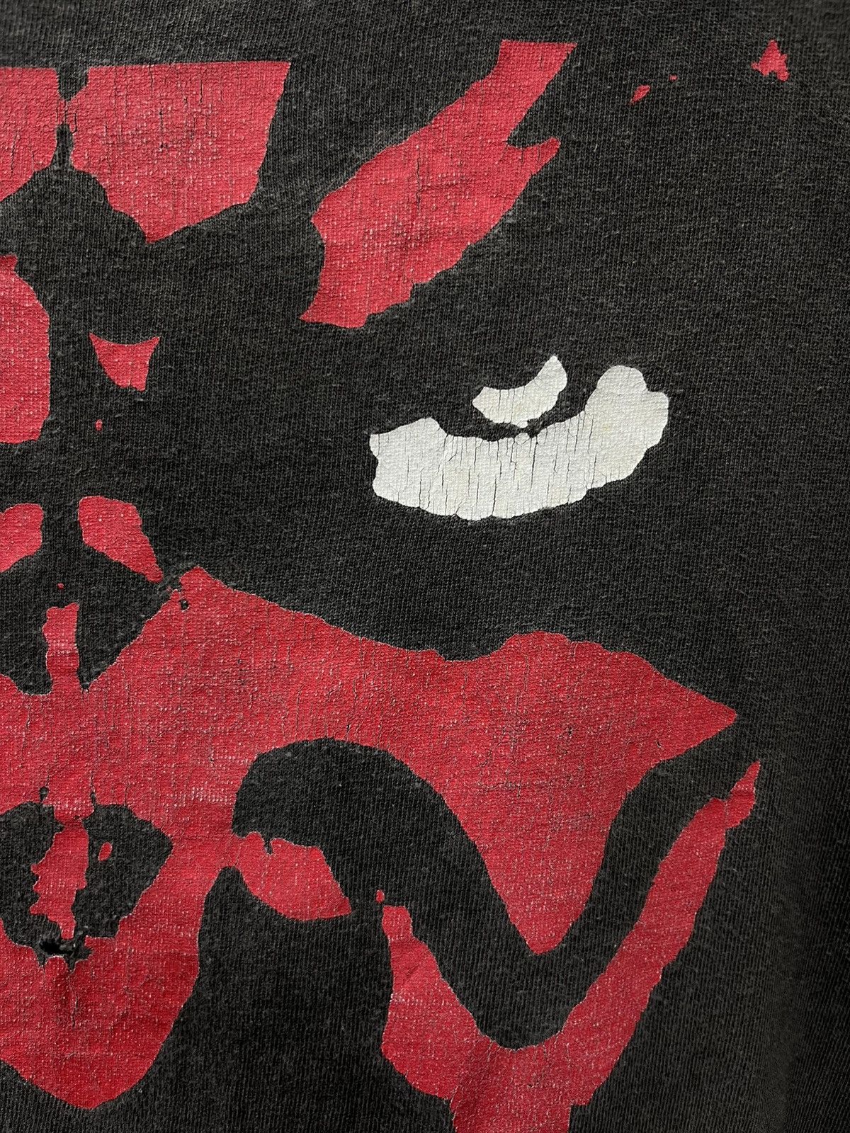 Star Wars Vintage 90s Star Wars Darth Maul Distressed Fade XL Tee Size US XL / EU 56 / 4 - 4 Thumbnail