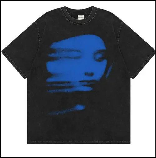 Japanese Brand × Vintage Streetwear Blue Face Shirt Size XL / US 12-14 / IT 48-50 - 4 Thumbnail
