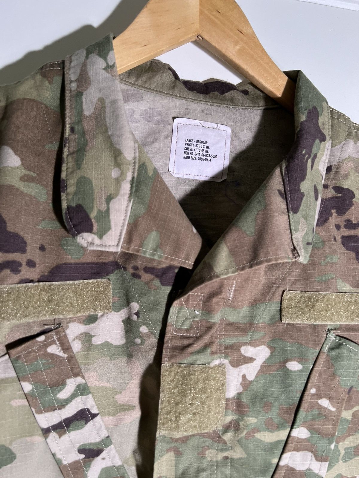 Vintage Y2K 2000’s VTG Vintage USA US Military Multi Cam Camo Jacket Size US L / EU 52-54 / 3 - 5 Thumbnail
