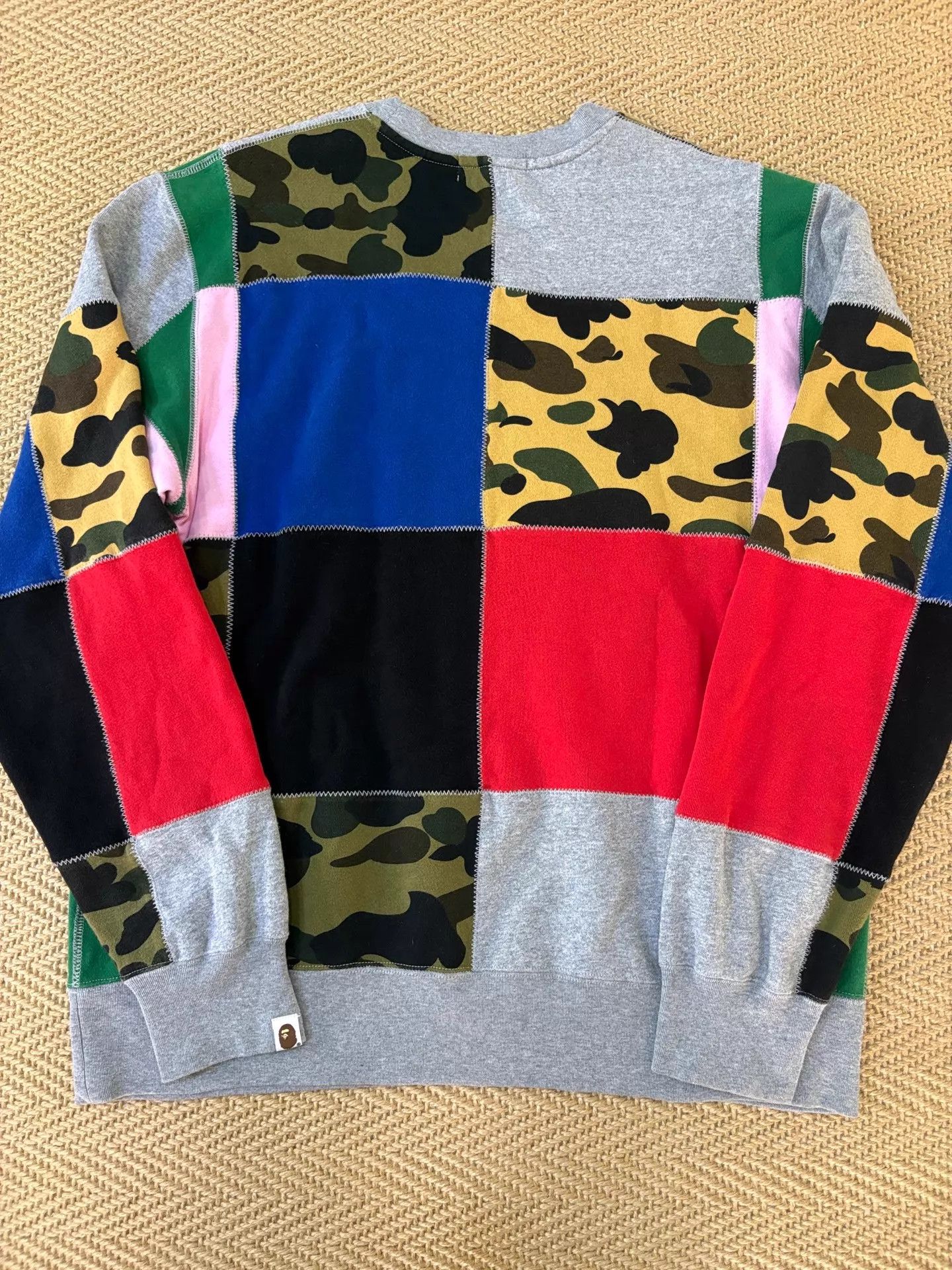 Bape BAPE Patchwork Camo Shark Hoodie XL New Size US XL / EU 56 / 4 - 2 Thumbnail
