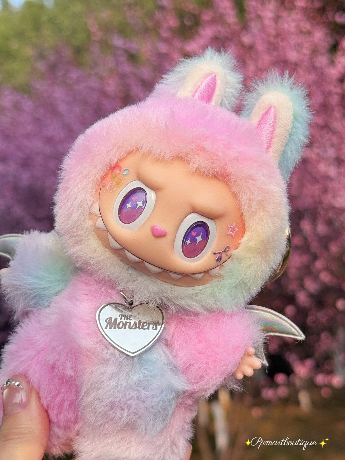 Vintage Custom Labubu Handcrafted DIY 18cm Plush Keychain Size ONE SIZE - 2 Thumbnail