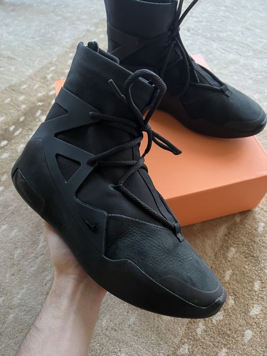 Nike Nike Air Fear of God 1 'Triple Black' | Grailed