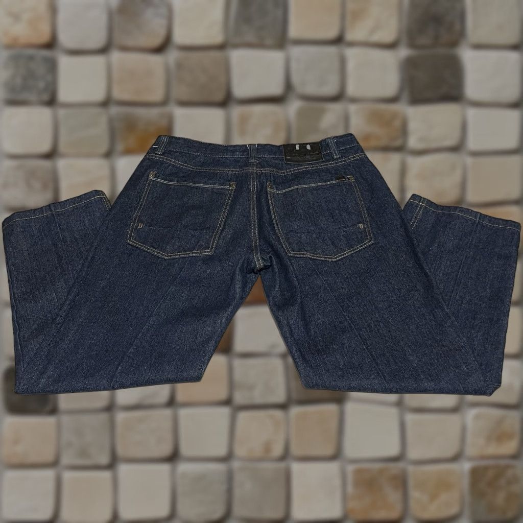 Southpole VINTAGE Southpole Jeans Mens 36x28 90s Hip Hop Y2K Dark Wash Denim Relaxed Straight Size US 36 / EU 52 - 1 Thumbnail
