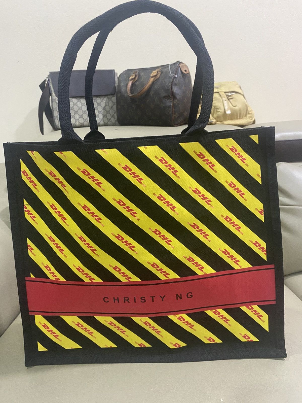 DHL DHL X Christy Ng 50 Years Malaysia Shopping Tote Bag Size ONE SIZE - 1 Thumbnail