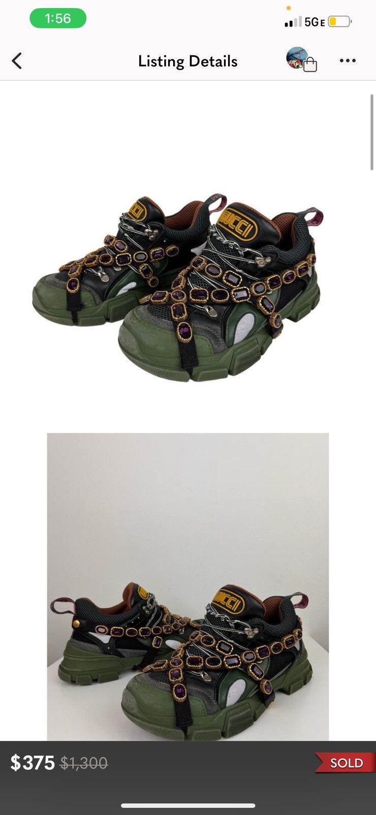 Gucci Gucci gems Size US 9 / IT 39 - 3 Thumbnail