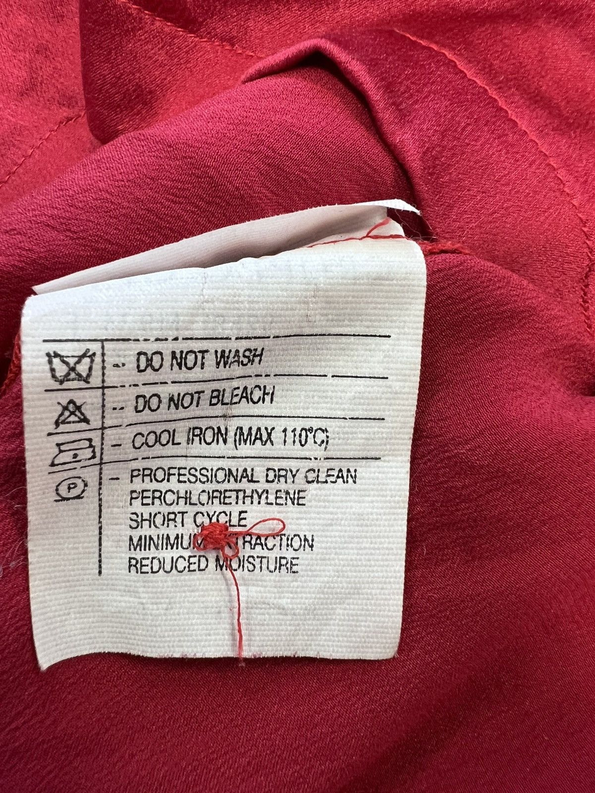 Claude Montana Vintage Claude Montana Silk Blouse Italy Size 42 Maroon Red Size M / US 6-8 / IT 42-44 - 9 Thumbnail