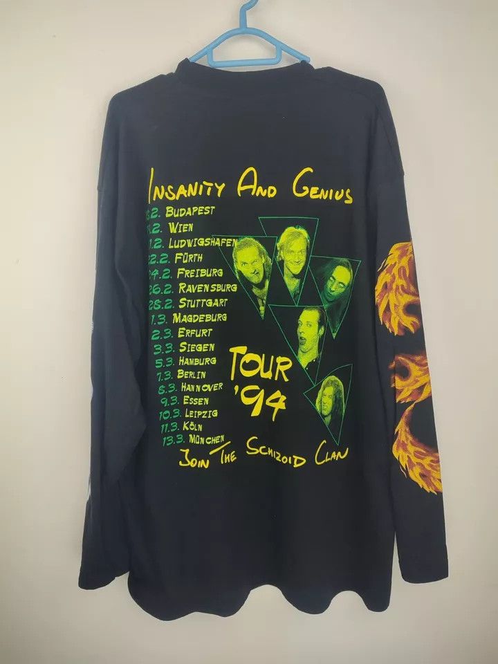 Vintage Rare Vintage Gamma Ray — Insanity and Genius 1994 Tour ROCK Size US XL / EU 56 / 4 - 19 Thumbnail