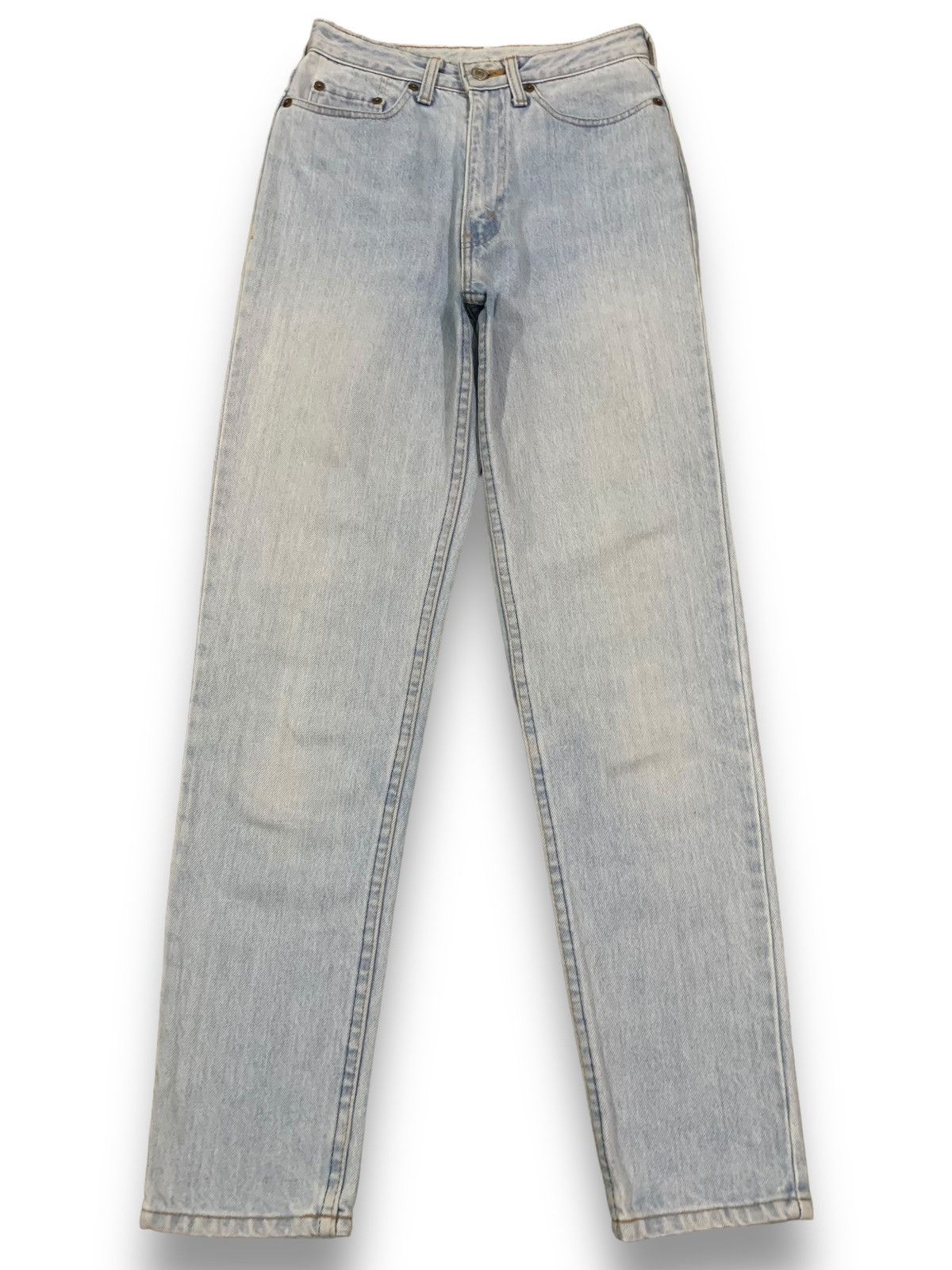 image of 1990X Clothing x Levis Vintage 90's Levis W626 Washed High Waisted Mom Jeans in Light Blue Wash, Wo