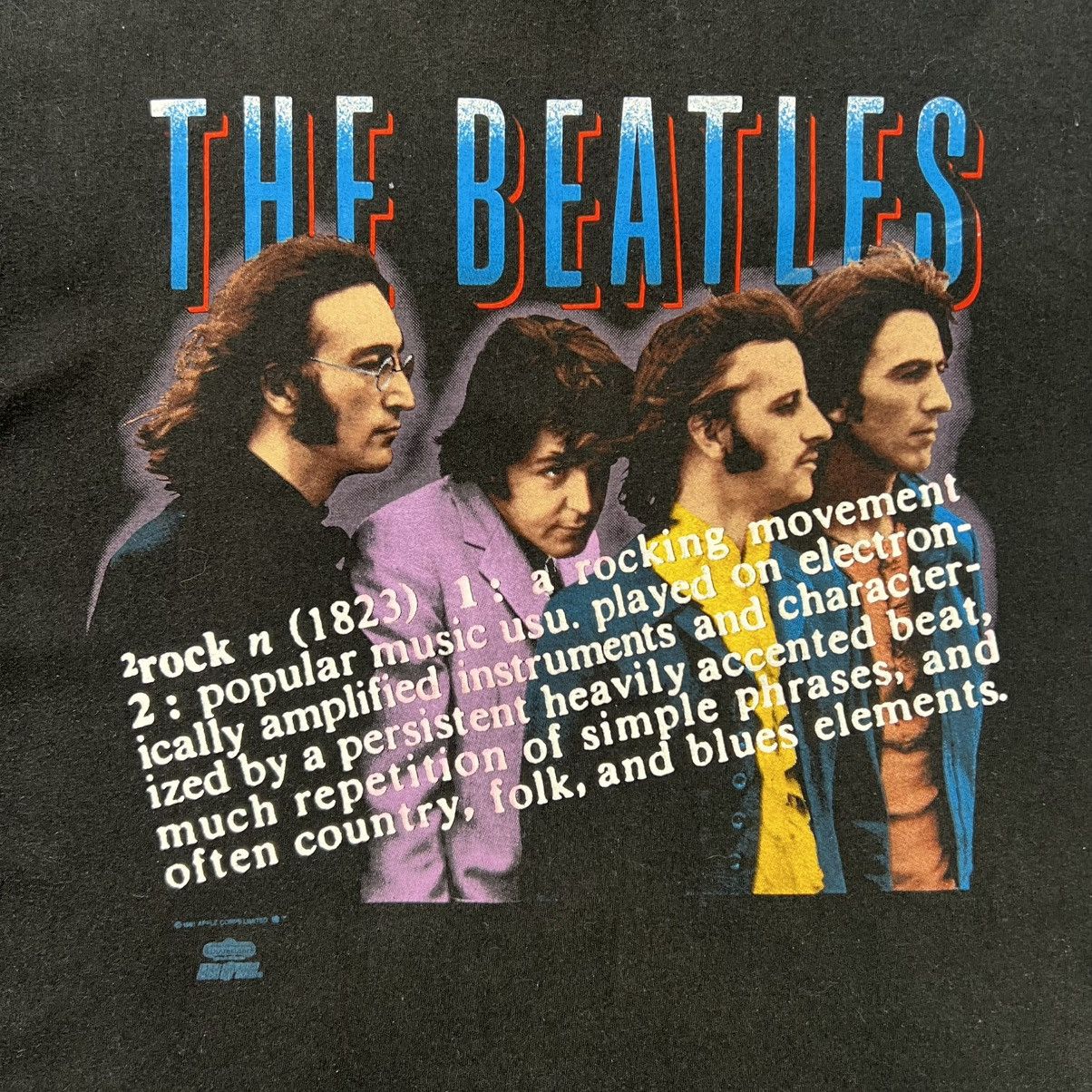 Band Tees Rare! The Beatles 1991 Apple Paul John Ringo George 90s Size US L / EU 52-54 / 3 - 5 Thumbnail