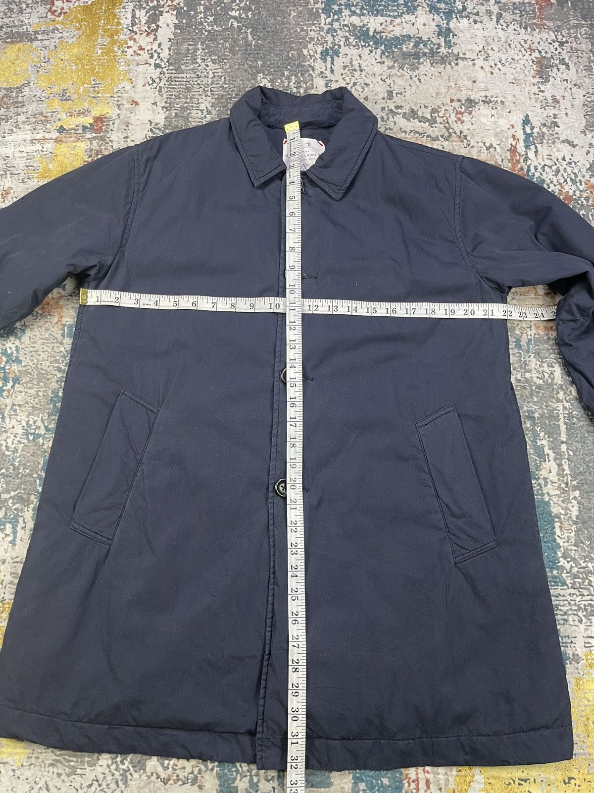 Japanese Brand Natural Laundry Navy Parka Coach Jacket Size US M / EU 48-50 / 2 - 7 Thumbnail