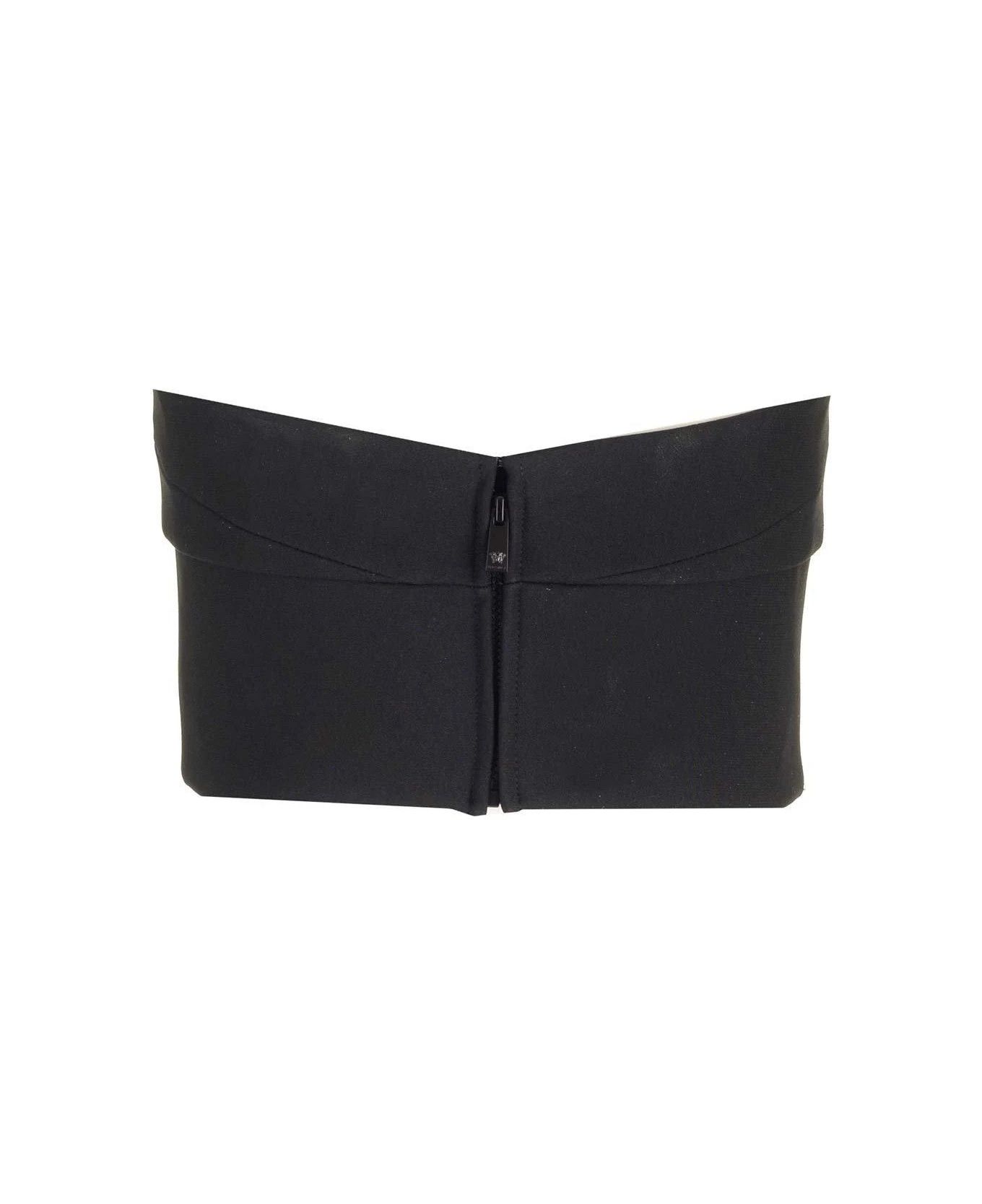 Versace o1y0226 Crop Top in Black Size M / US 6-8 / IT 42-44 - 2 Thumbnail