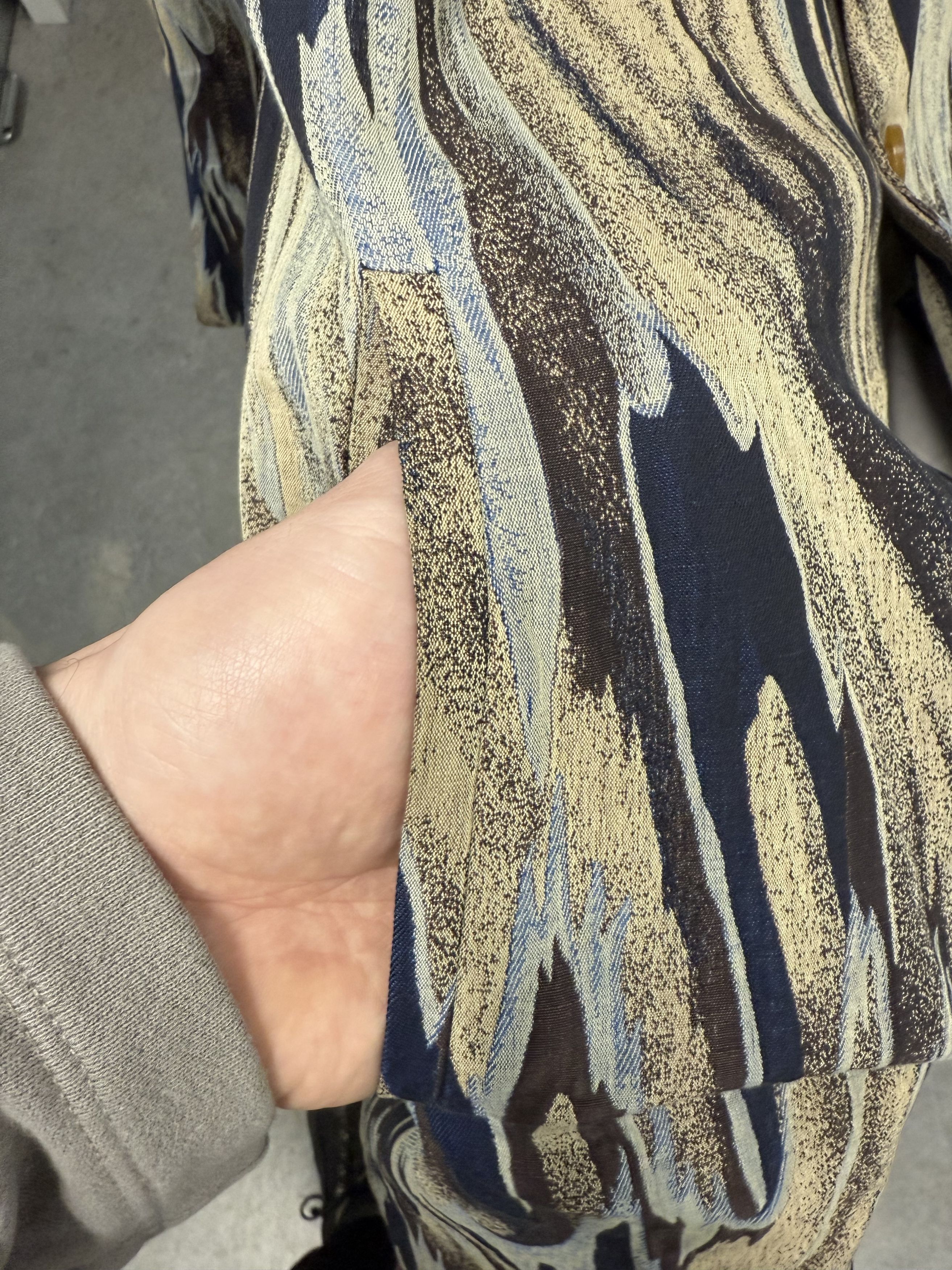 Vivienne Westwood Vintage Vivienne Westwood Blazer Jacket Abstract Flame Print Size 52L - 10 Thumbnail