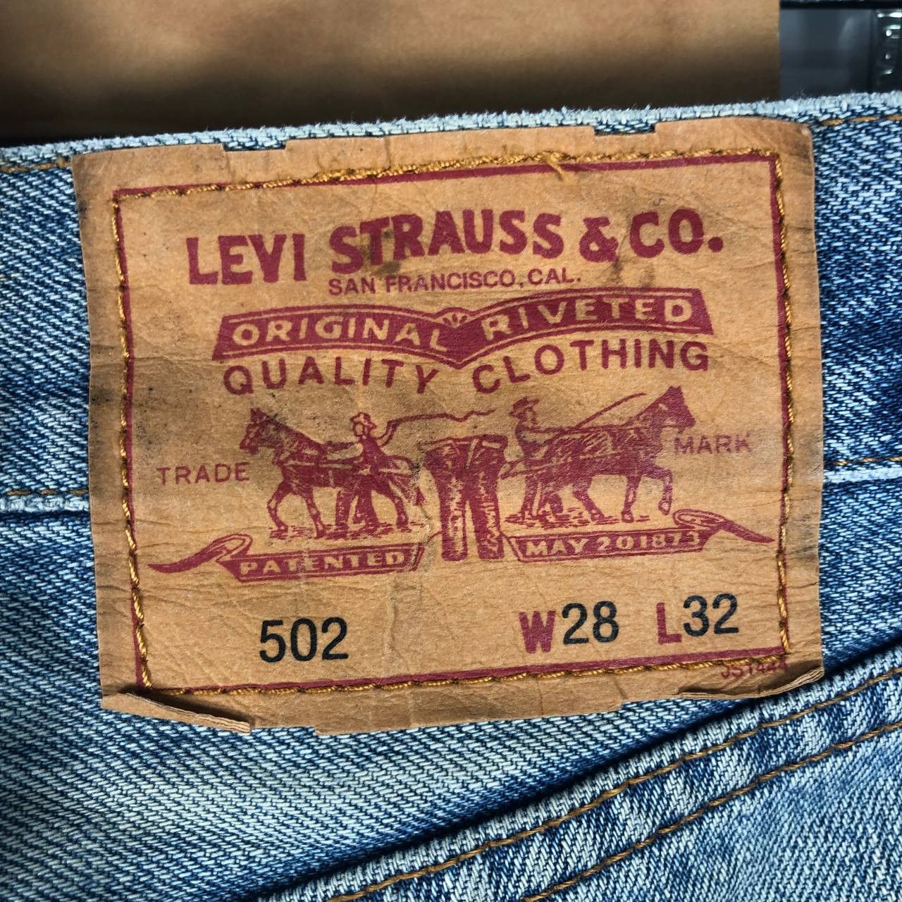 Levi's Vintage Levi's Strauss Distressed Denim Size US 31 - 11 Thumbnail
