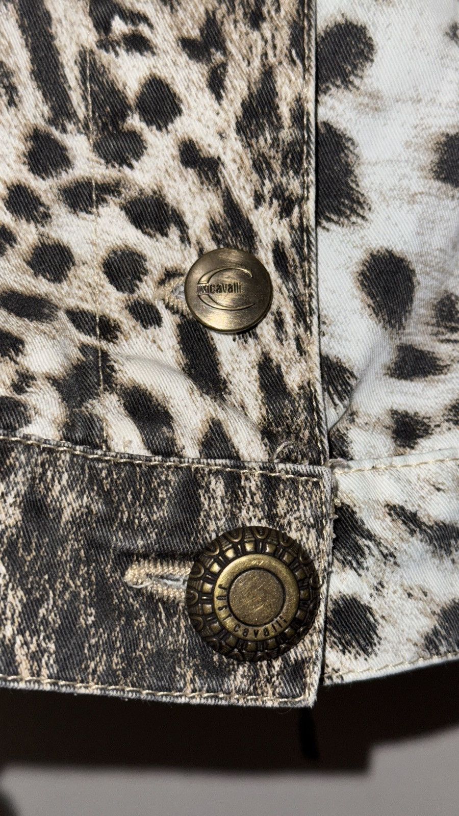 Just Cavalli × Vintage RARE Vintage Just Cavalli Animal Print Denim Set Size M / US 6-8 / IT 42-44 - 13 Thumbnail