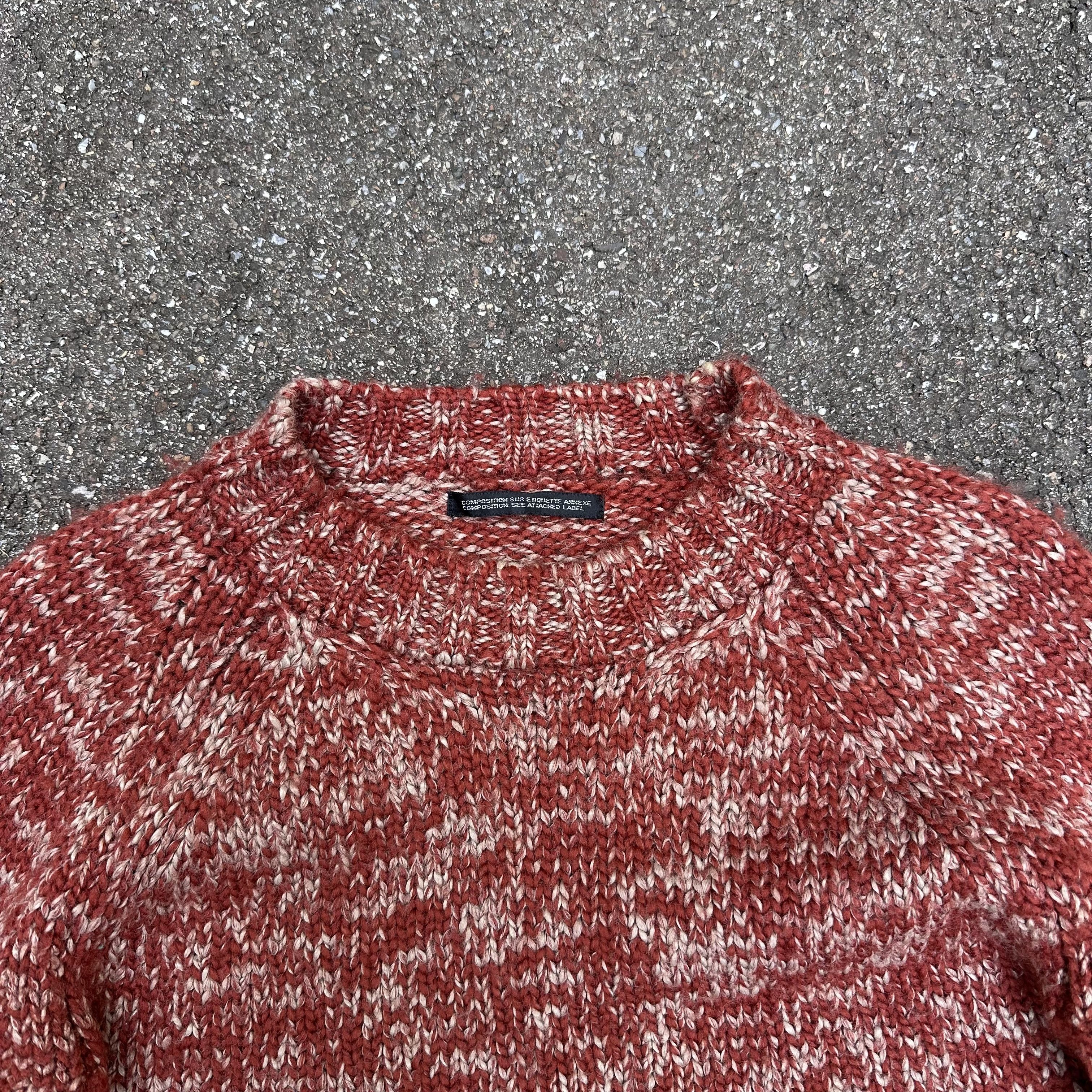 Yohji Yamamoto Yohji Yamamoto Heavy knitted sweatshirt Size US M / EU 48-50 / 2 - 2 Thumbnail
