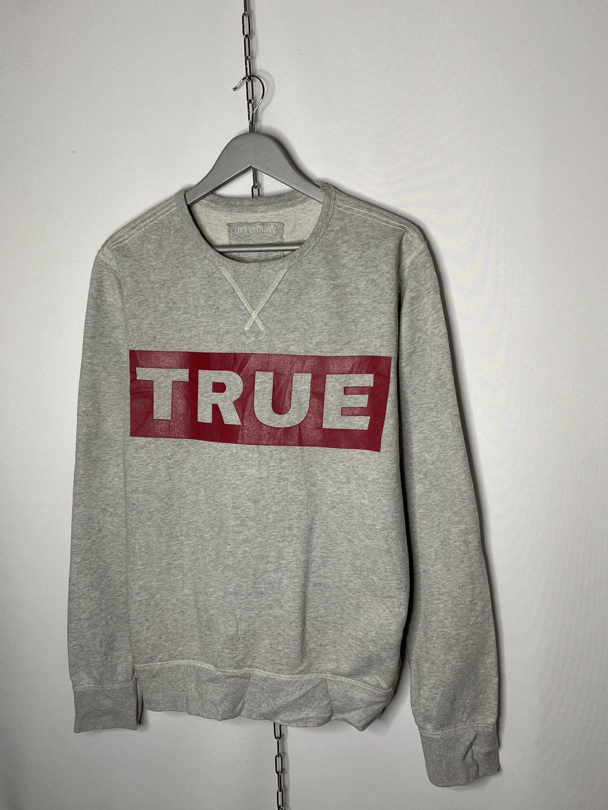 True Religion 💵Vintage True Religion Crew Big Logo Sweatshirt 💵 Size US L / EU 52-54 / 3 - 3 Thumbnail