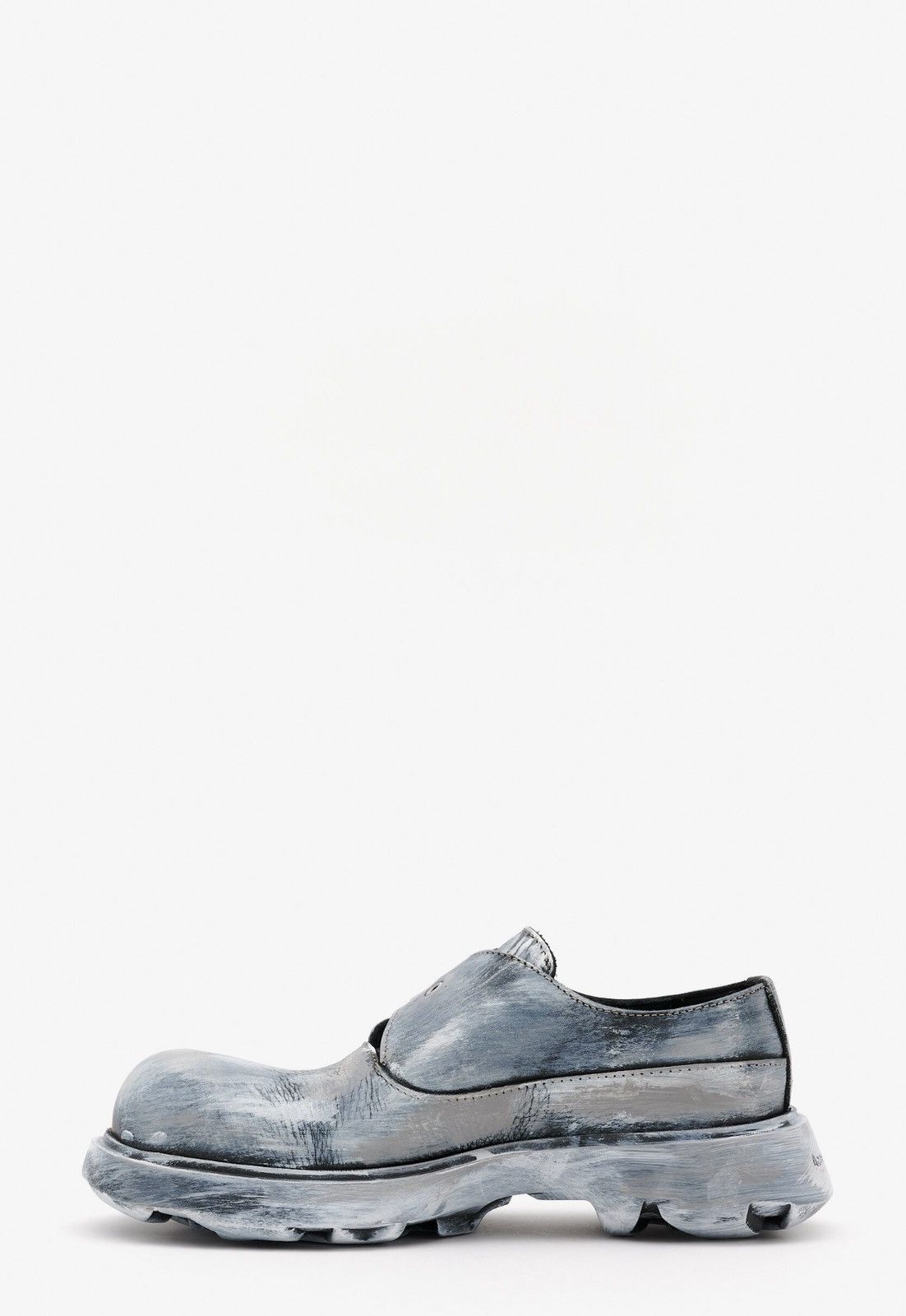 Acne Studios Last Acne Studios Leather Buckle Grey Shoes Size US 8 / EU 41 - 2 Thumbnail