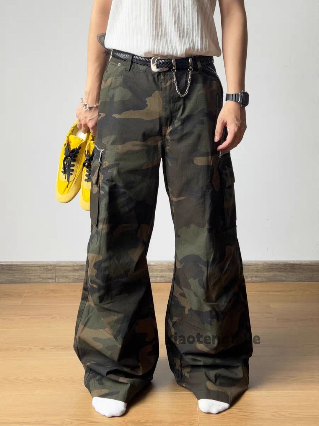 Vintage xz utility military outdoor tactical hiphop cargo pants Size US 32 / EU 48 - 4 Thumbnail