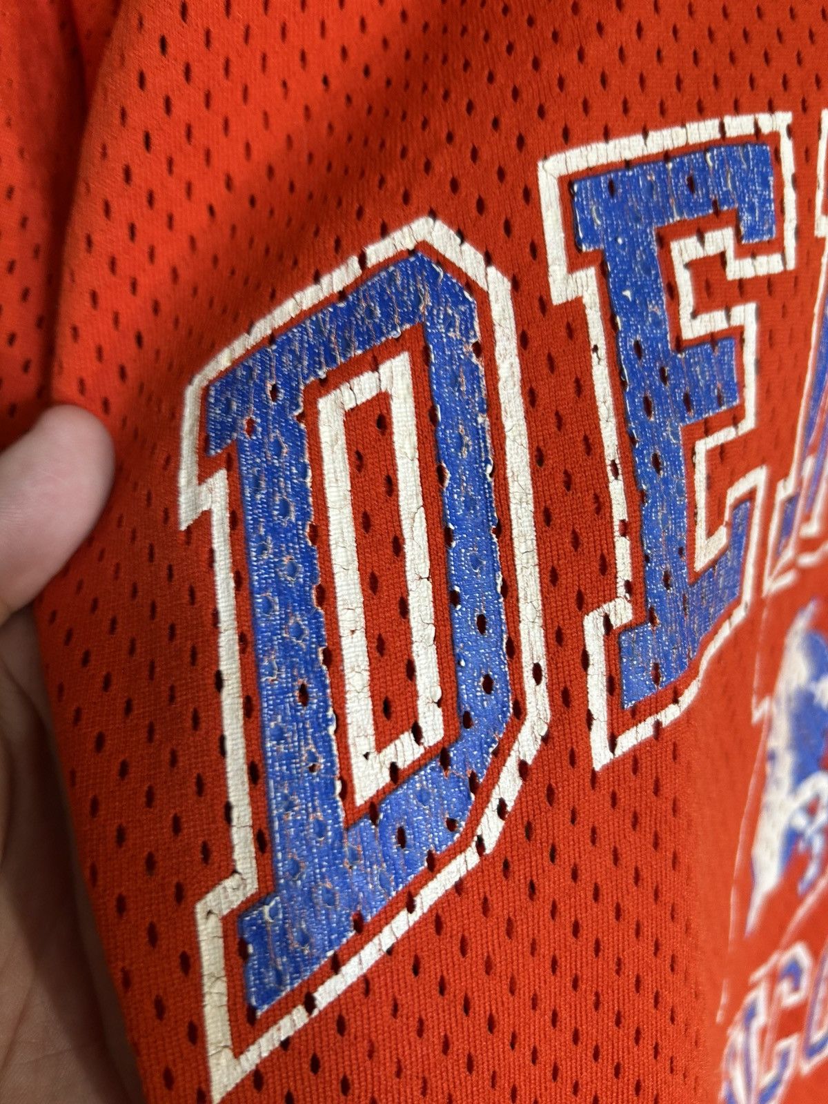Logo 7 80s 90s Denver Broncos Logo 7 Mesh jersey shirt Vintage Size US M / EU 48-50 / 2 - 8 Thumbnail