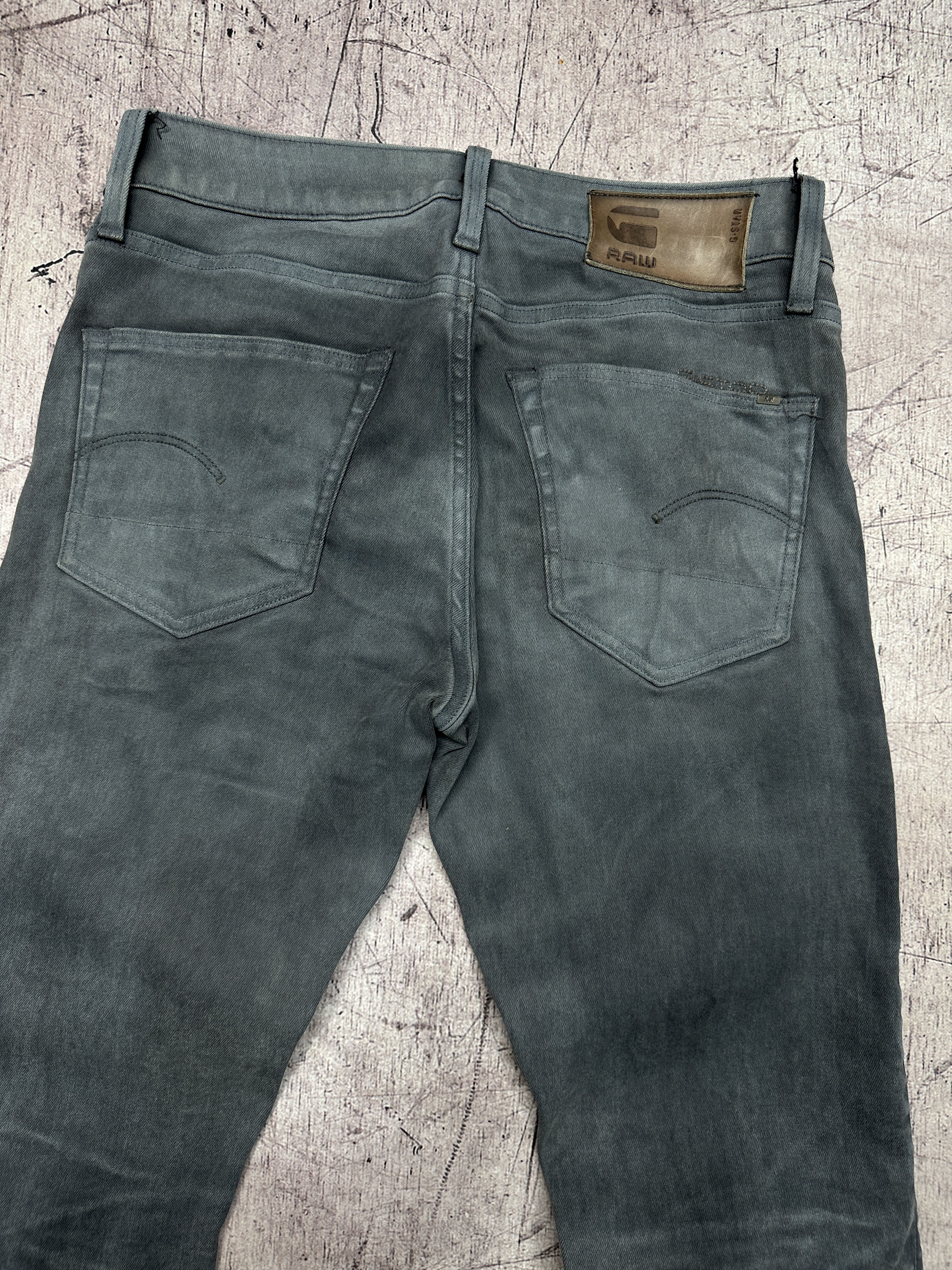 G-Star G Star Raw Mens 3301 Slim Washed Denim Pants Jeans Size US 30 / EU 46 - 7 Thumbnail