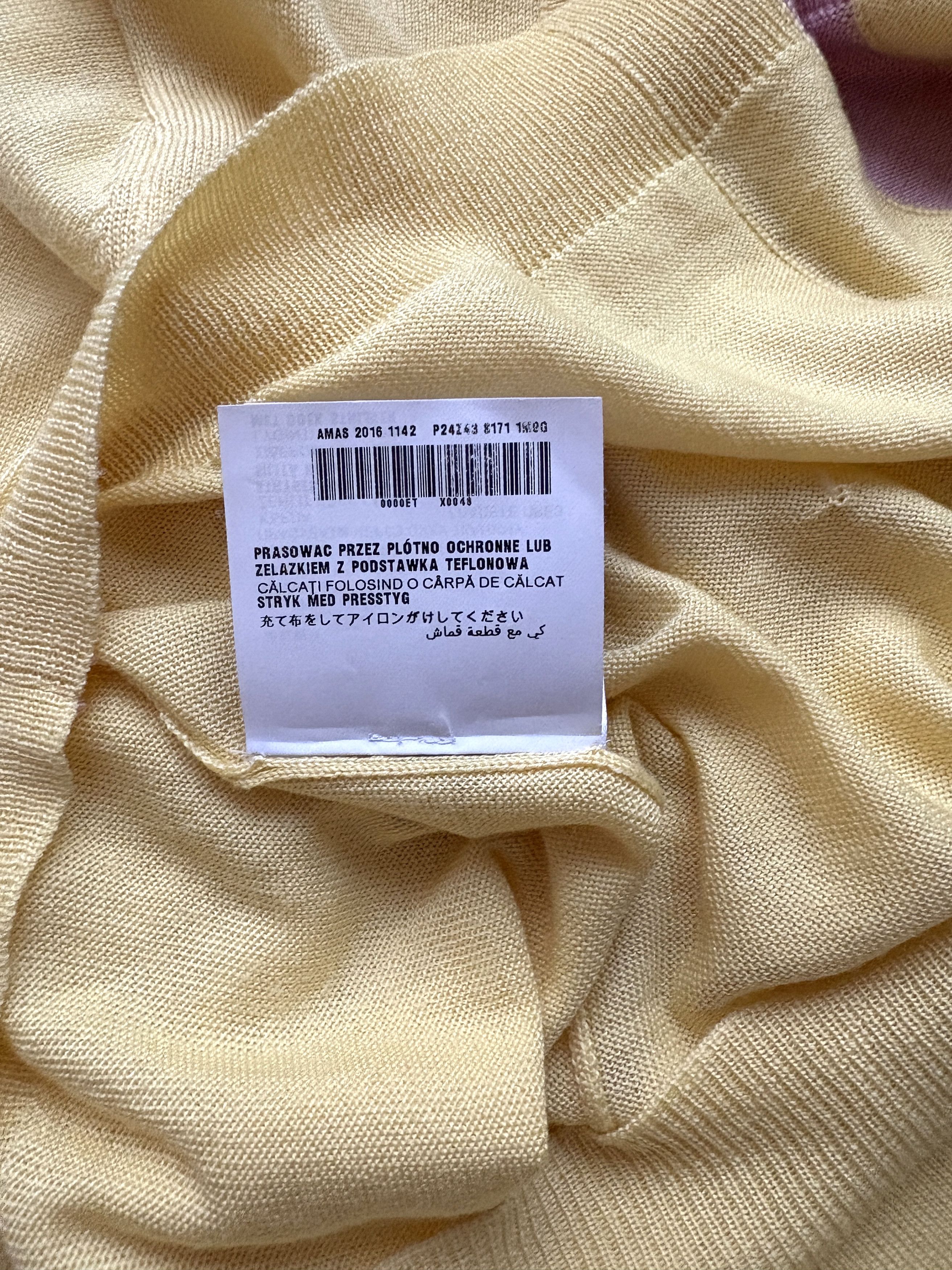 Prada ⚡️QUICK SALE⚡️ 2016 Prada Yellow Wool/Silk Knit Top Size M / US 6-8 / IT 42-44 - 6 Thumbnail