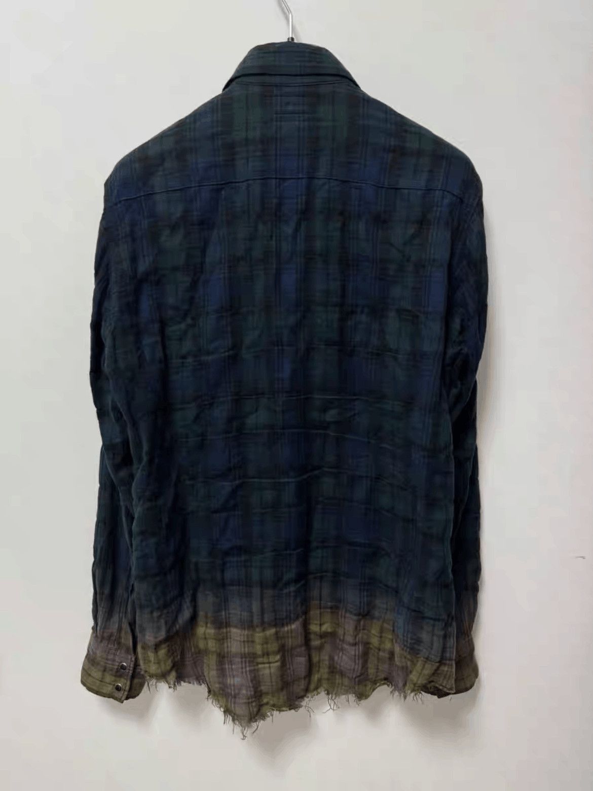 Saint Laurent Paris Saint Laurent Paris by Hedi 16SS Distressed Shirt-2508 Size US S / EU 44-46 / 1 - 2 Thumbnail