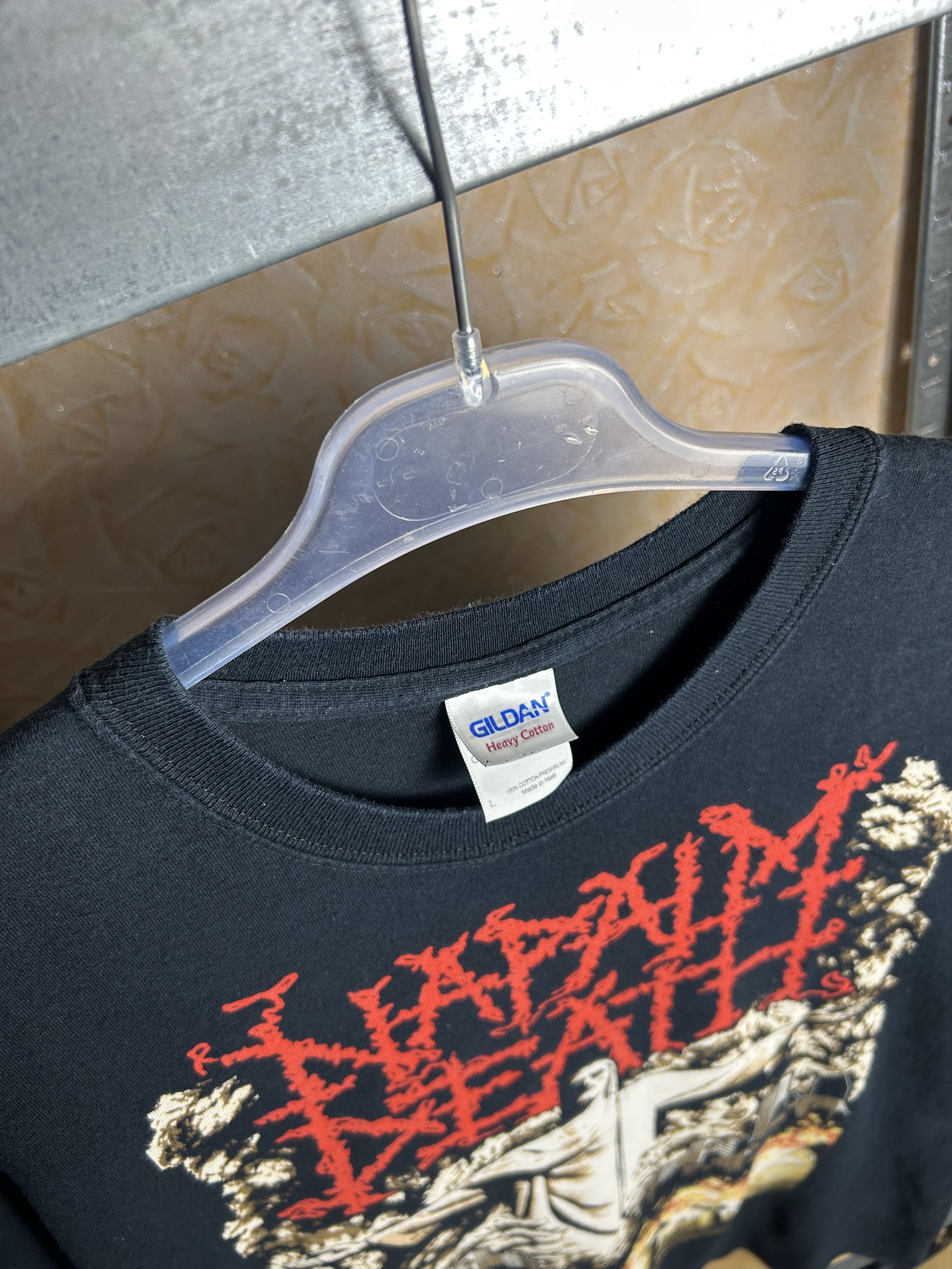 Band Tees Vintage 2000s Napalm Death Rock Band T-shirt Size US L / EU 52-54 / 3 - 4 Thumbnail