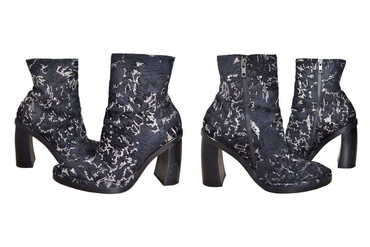 Ann Demeulemeester SS15 Ann Demeulemeester Embroidered Ankle Boots Size US 9 / IT 39 - 5 Thumbnail