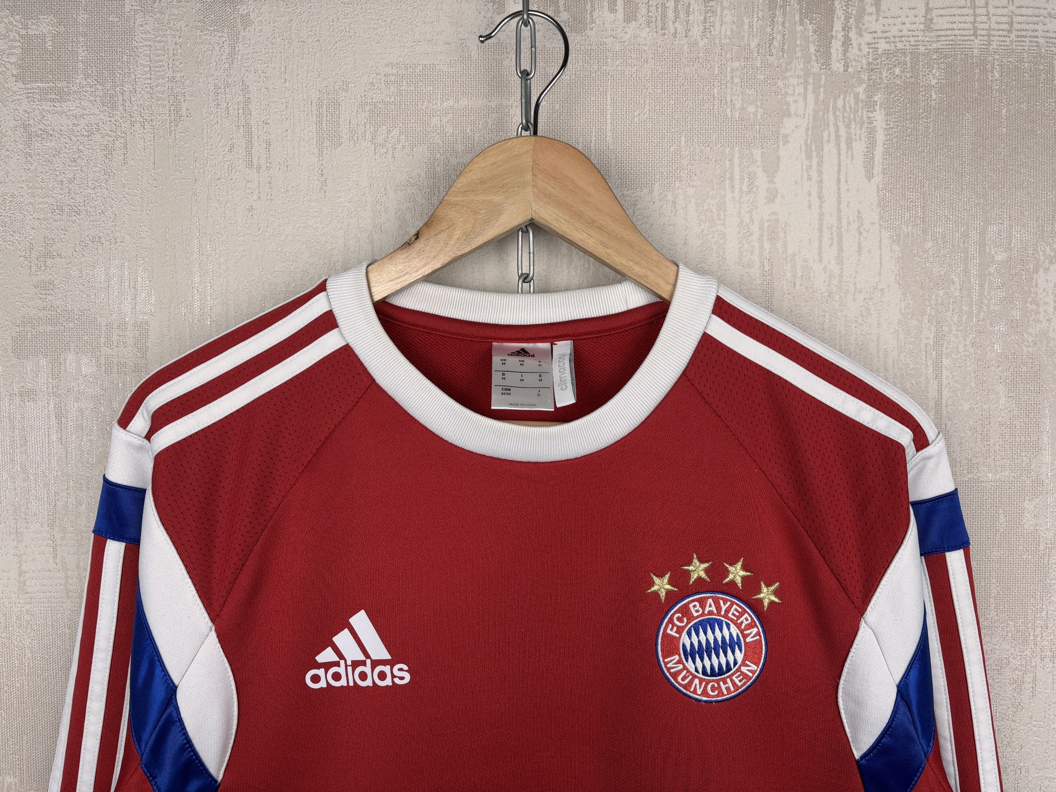 Adidas Bayern Munich 2014-15 Adidas Training Top Soccer Football Size US M / EU 48-50 / 2 - 3 Thumbnail