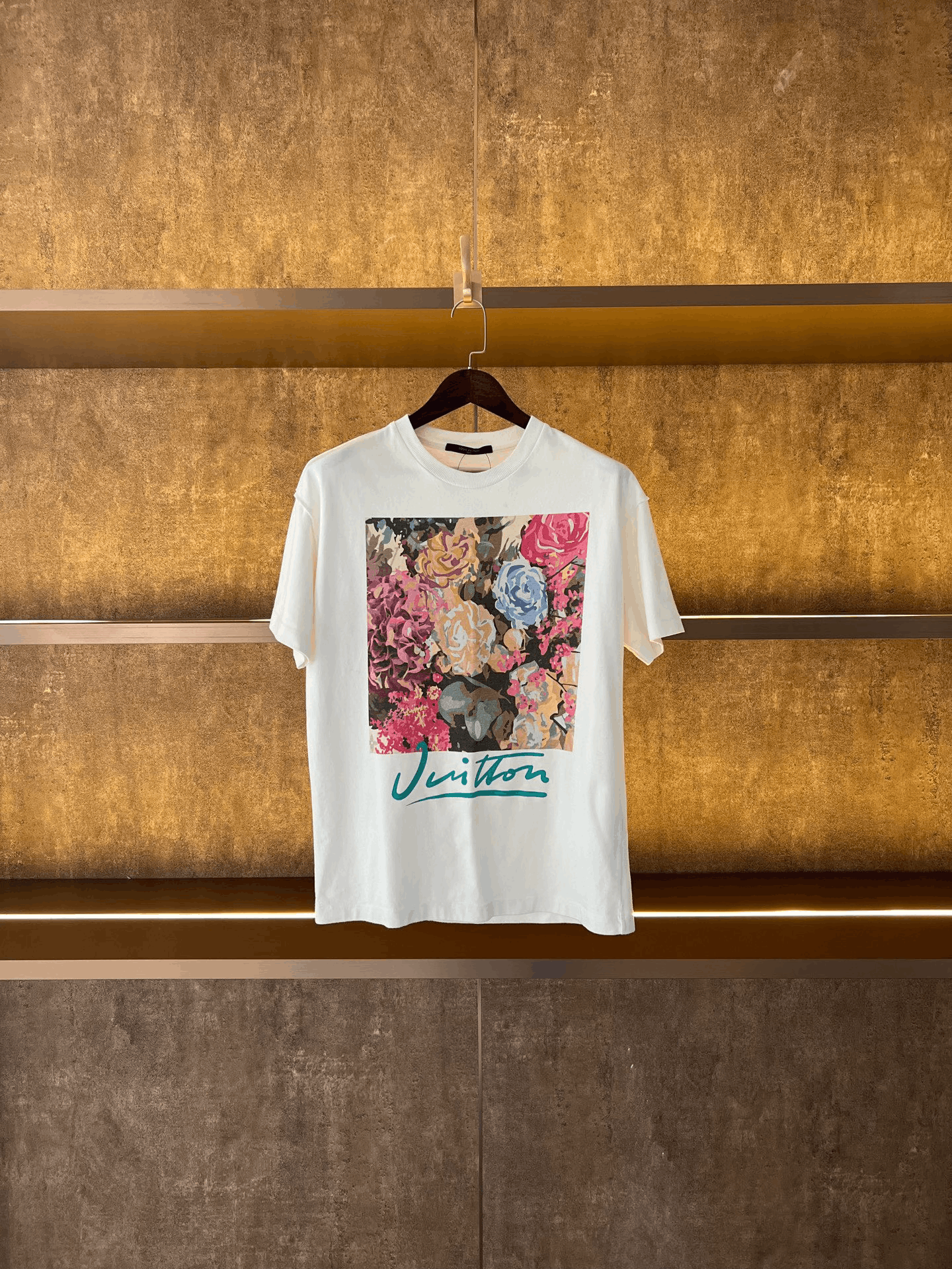Louis Vuitton LV Floral Short Sleeve Top Size S / US 4 / IT 40 - 1 Thumbnail