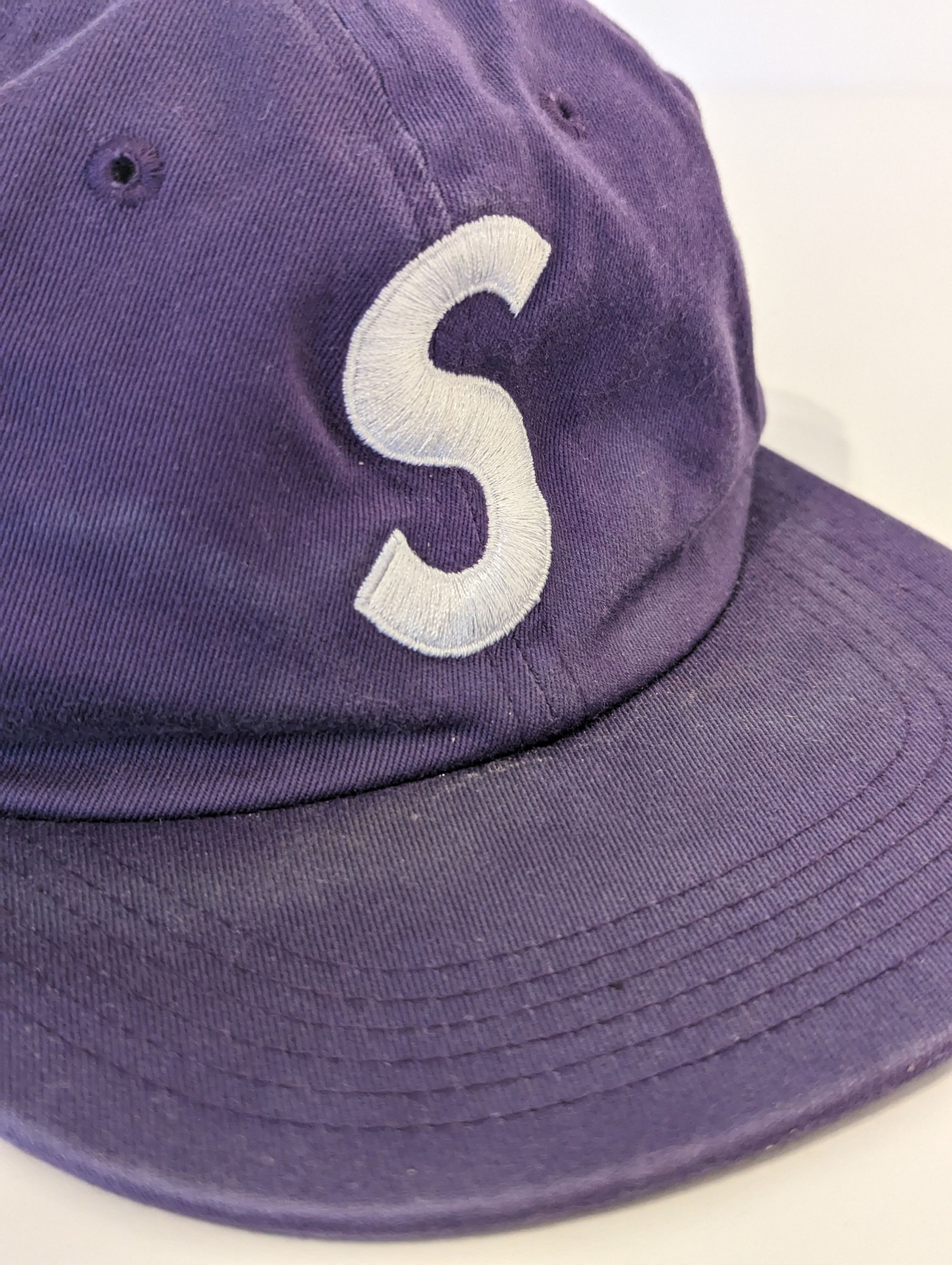 Supreme Supreme Pigment Print S-Logo 6-Panel Purple Hat Size ONE SIZE - 4 Thumbnail