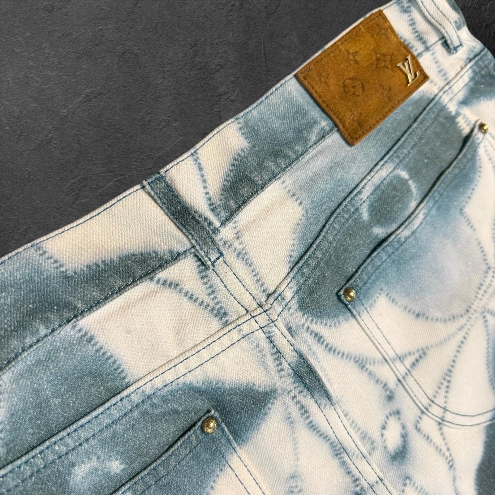 Louis Vuitton Louis Vuitton Monogram Shibori Printed Denim 36 Size US 36 / EU 52 - 7 Thumbnail