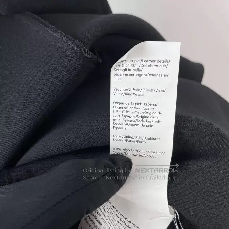 Loewe Loewe Black Round Neck Fringe Mixed Fiber Dress Size S / US 4 / IT 40 - 7 Thumbnail
