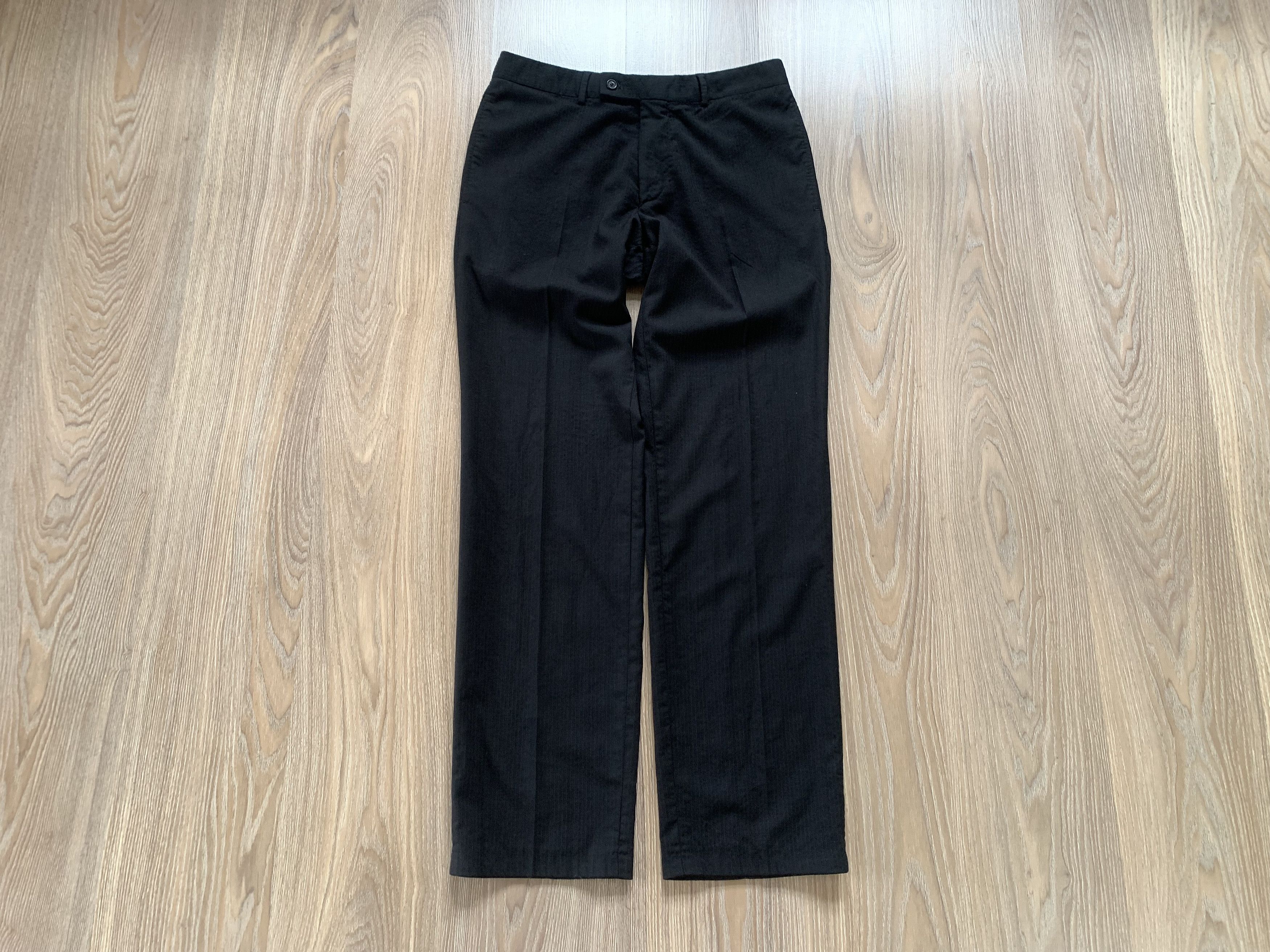 Hugo Boss Hugo Boss Black Vintage Wool Formal Trousers Size 48R - 1 Thumbnail