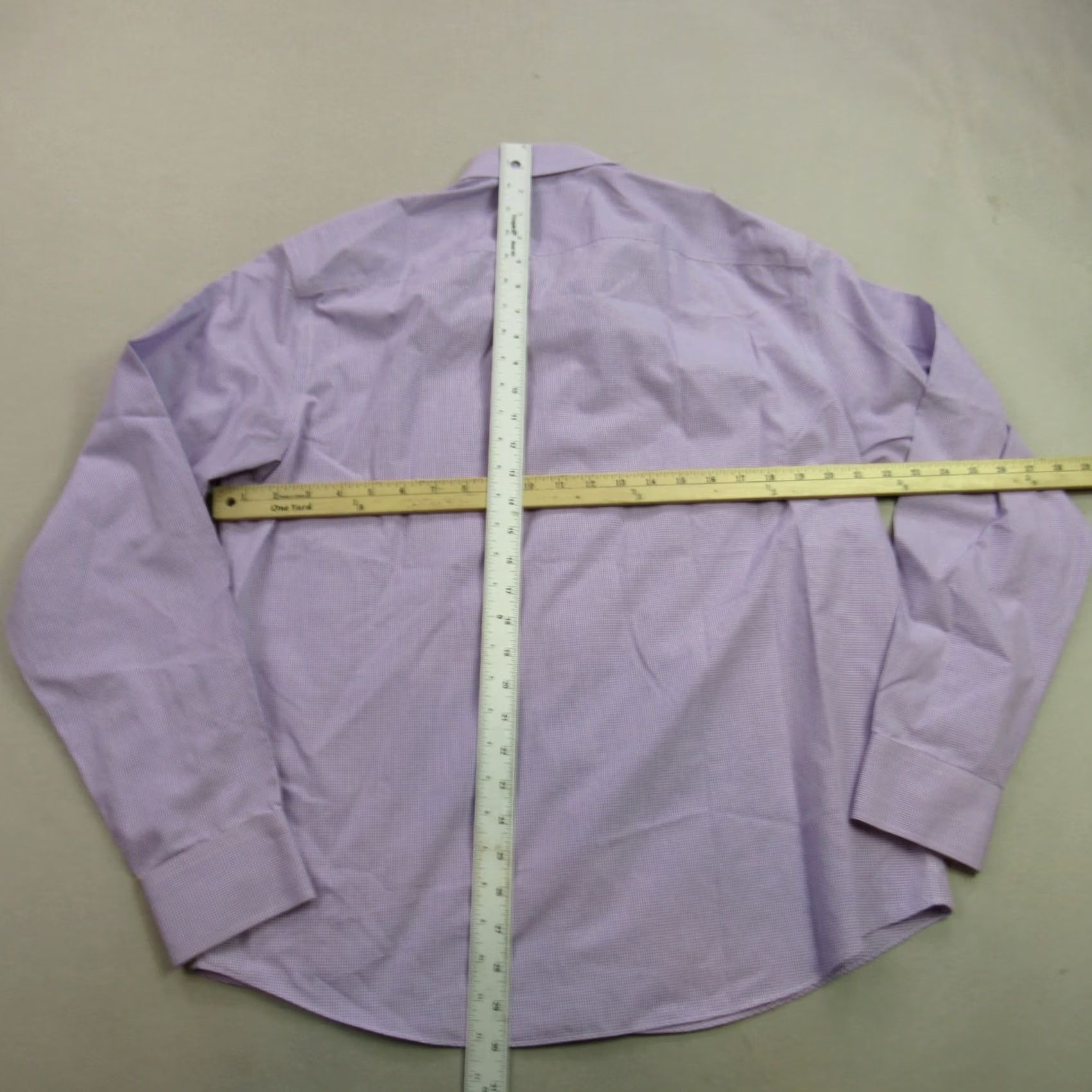 UNTUCKit UNTUCKit Mens Large Long Sleeve Button Front Casual Checks Purple Shirt Size US XXL / EU 58 / 5 - 5 Thumbnail