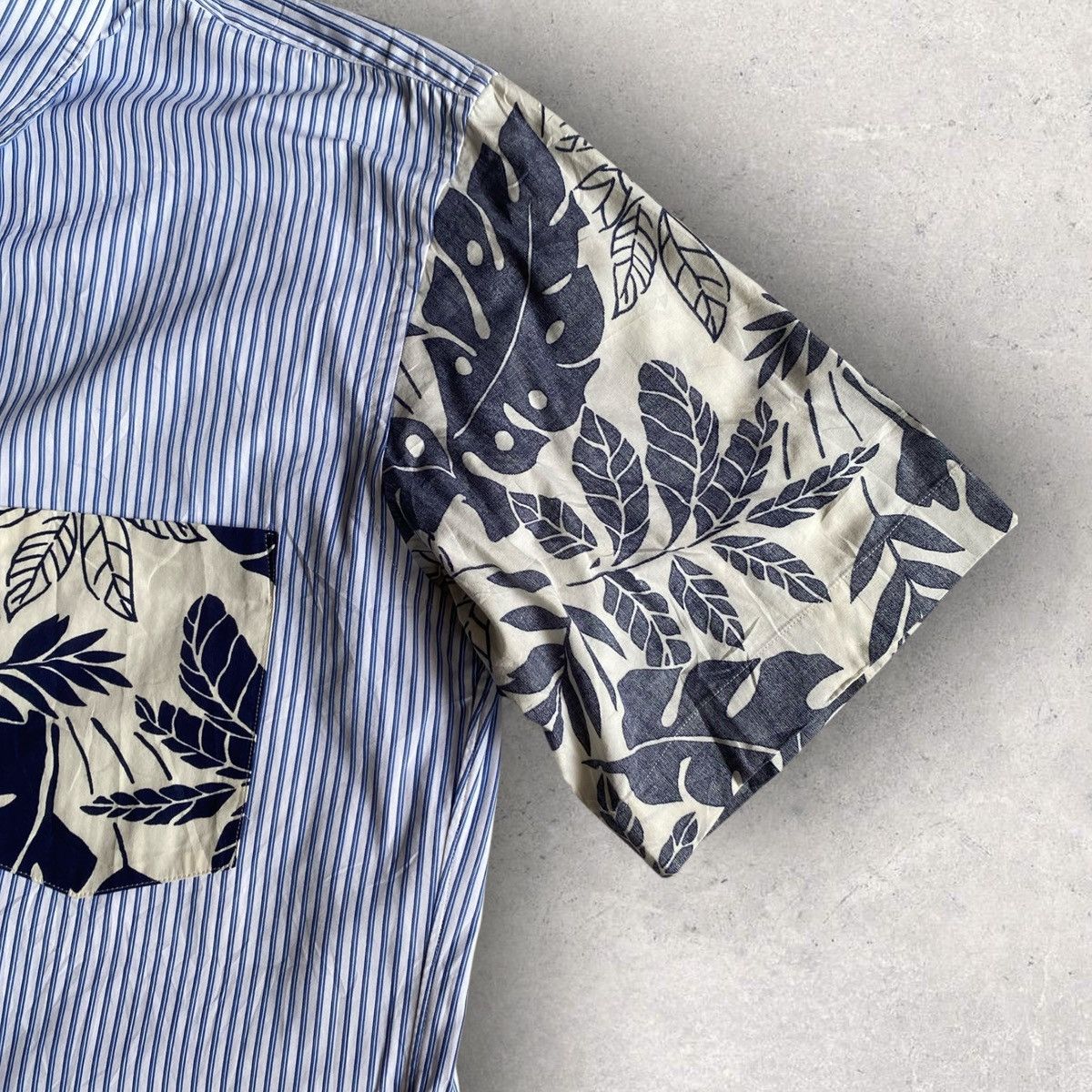 Comme des Garcons SS13 Stripes/Floral Shirt Size US M / EU 48-50 / 2 - 3 Thumbnail