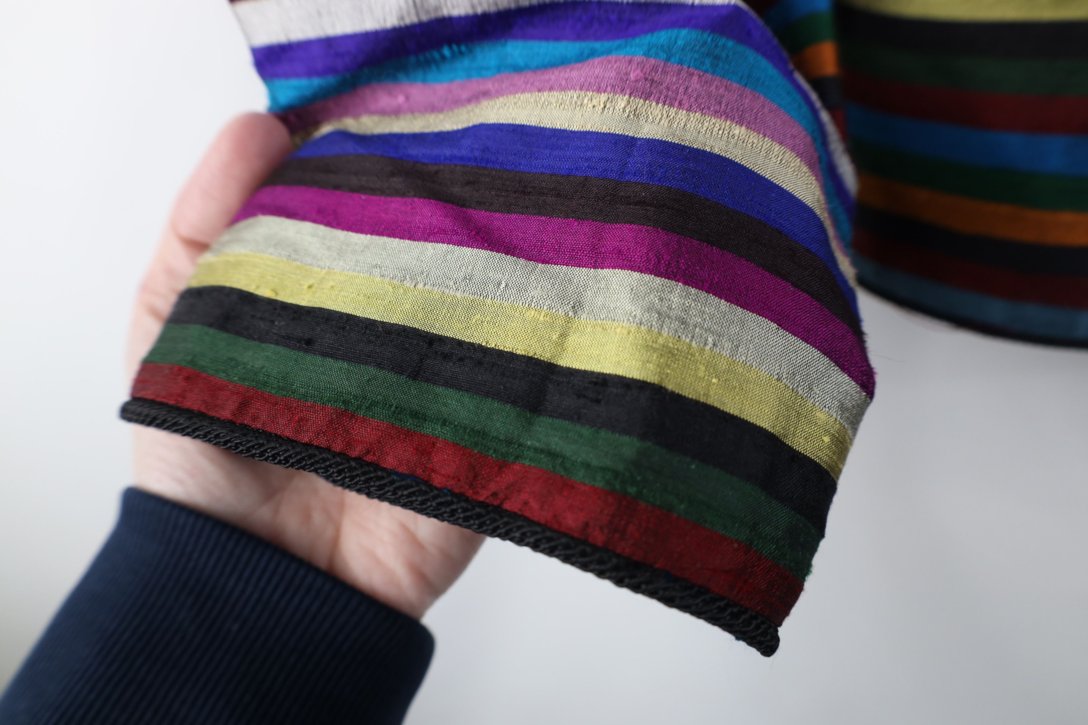 Vintage Vintage 90s Streetwear Striped Suit Coat Blazer Jacket Size L / US 10 / IT 46 - 7 Thumbnail