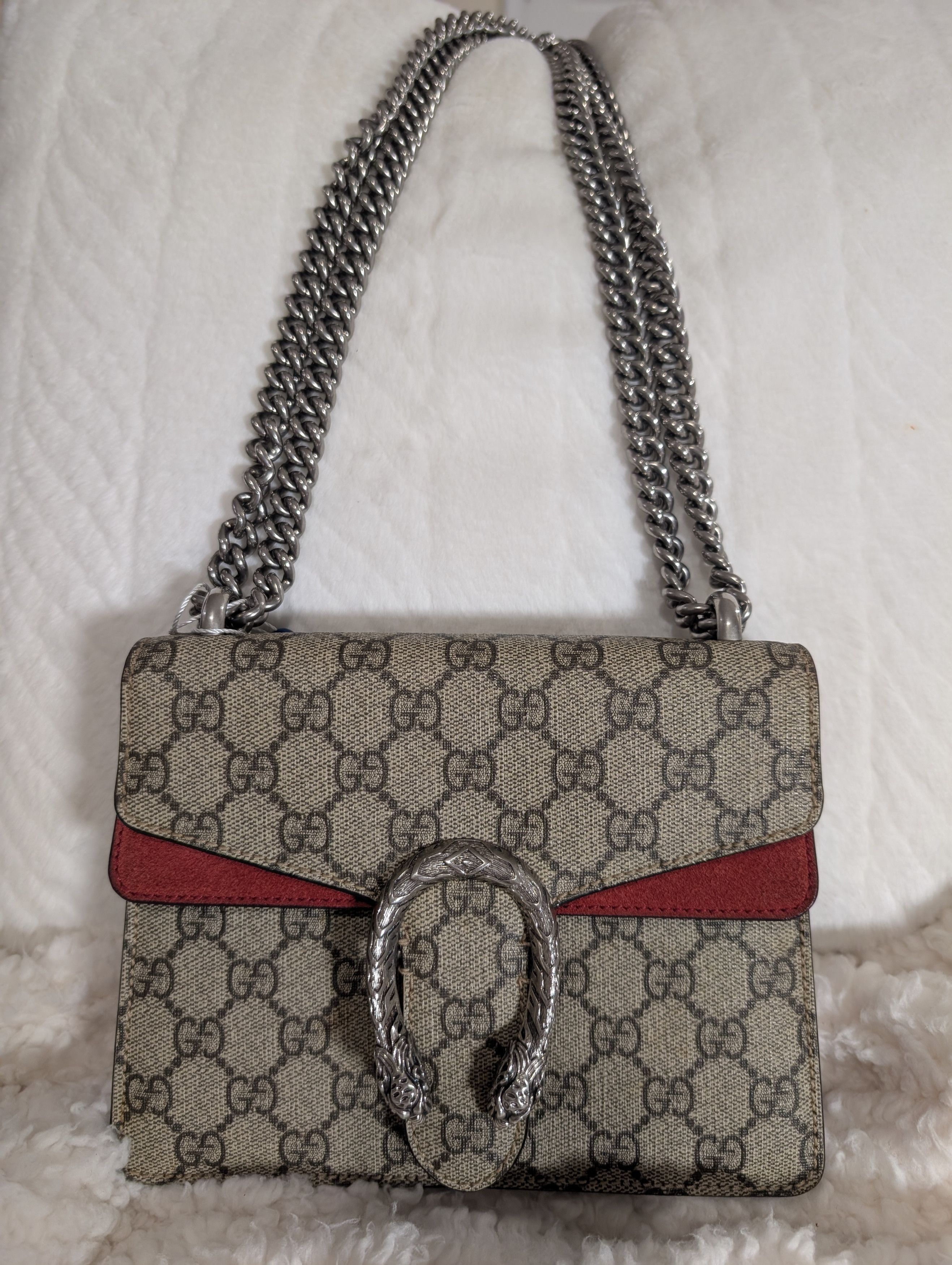 Gucci Gucci Beige Red GG Dionysus Size ONE SIZE - 19 Thumbnail