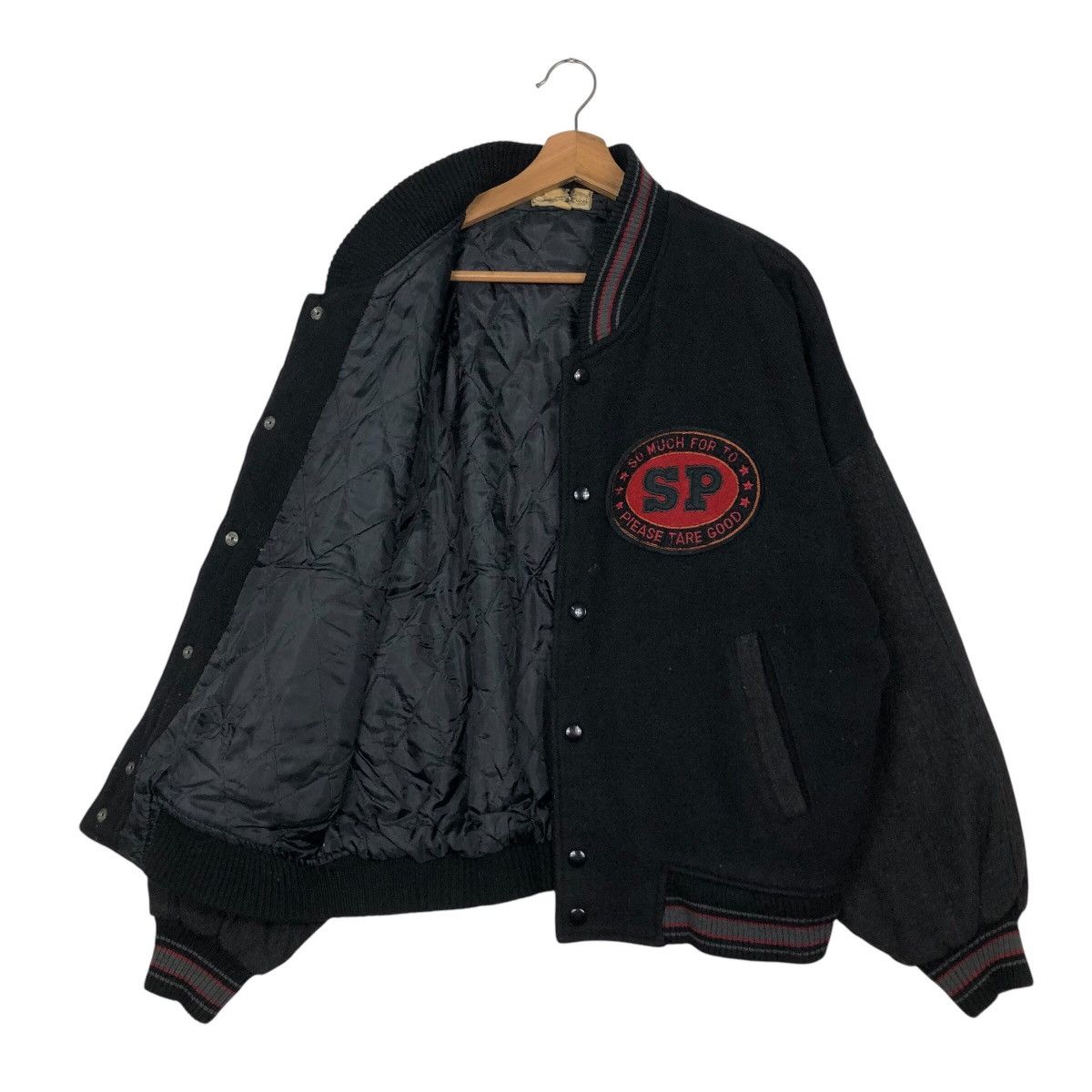 Japanese Brand 📌Vintage Jumper Bomber Jacket Freedom Big Logo Spell Out Size US M / EU 48-50 / 2 - 12 Thumbnail