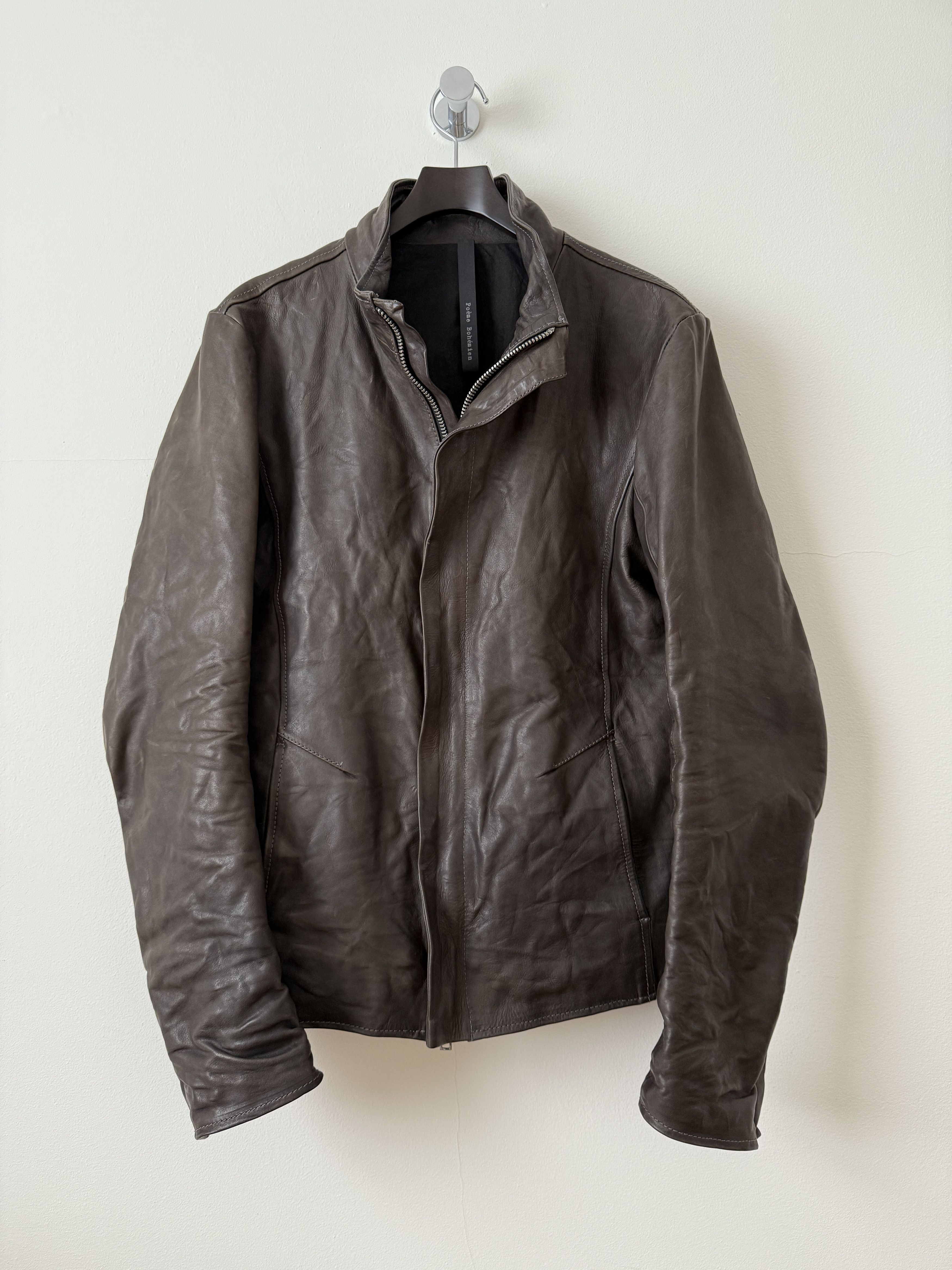 Poeme Bohemien Leather Moto Jacket Size US M / EU 48-50 / 2 - 2 Thumbnail