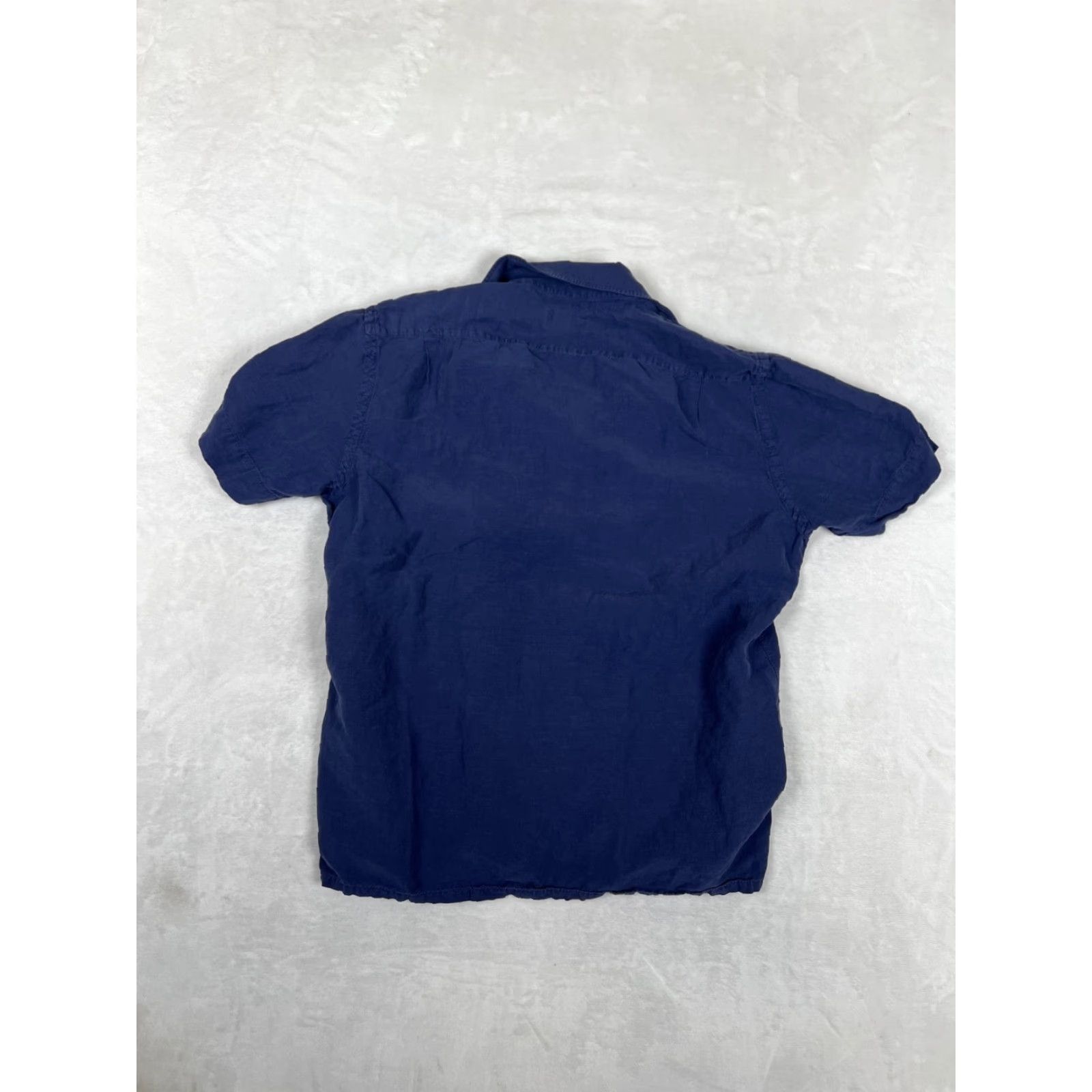 Polo Ralph Lauren Polo Ralph Lauren Shirt Short Sleeve Button-Up Size L Blue Solid Button-Down Collar Men Classic Vintage No Size US L / EU 52-54 / 3 - 7 Thumbnail