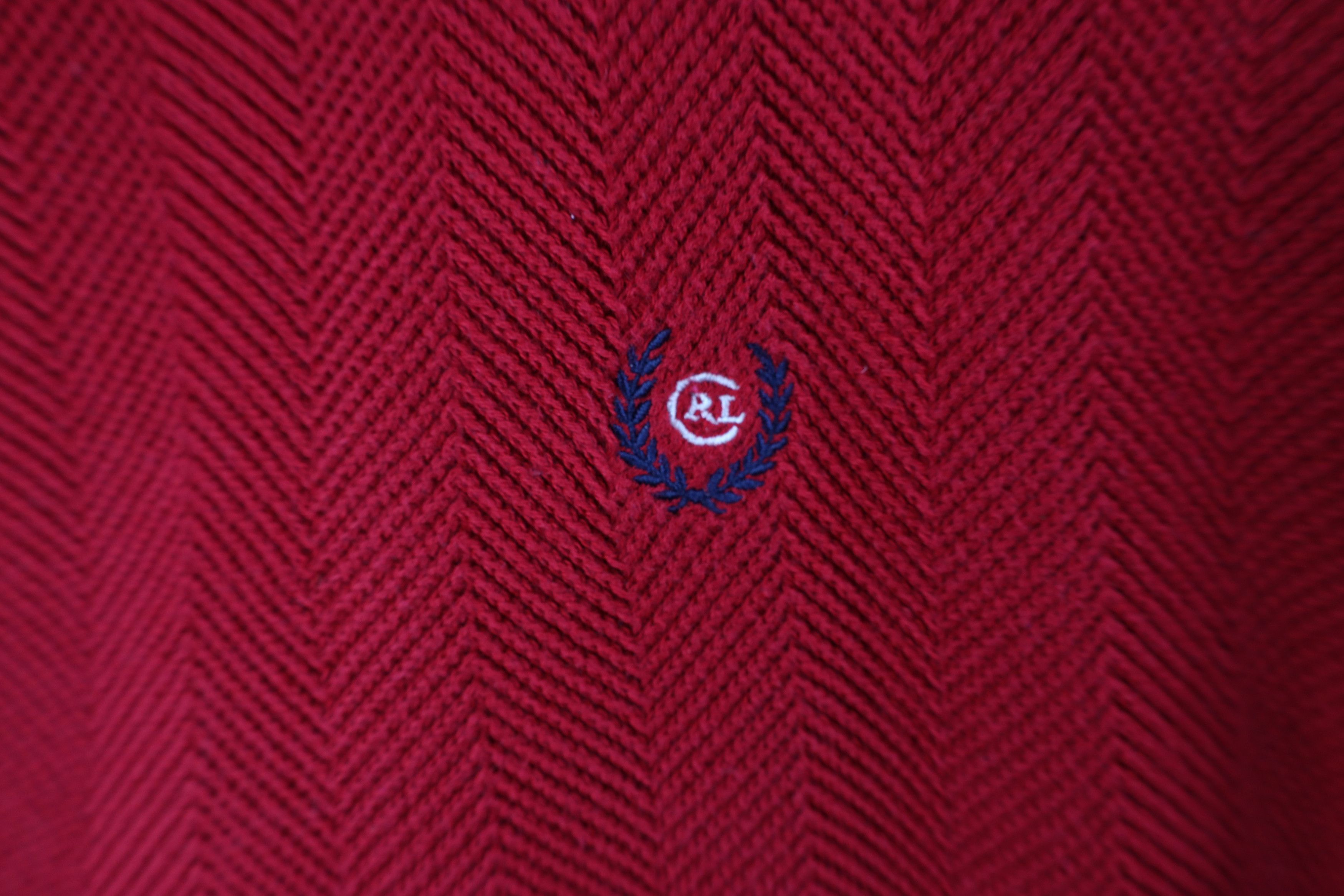 Ralph Lauren × Vintage Vintage 90s Chaps Ralph Lauren Herringbone Knit Sweater Size US M / EU 48-50 / 2 - 4 Thumbnail