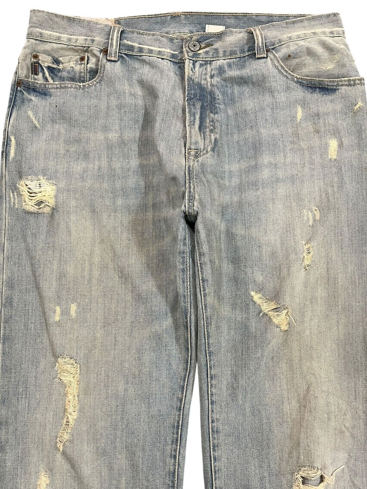 Abercrombie & Fitch × If Six Was Nine Vintage Abercrombie&Fitch Baggy Faded Grunge Distress Denim Size US 35 - 2 Thumbnail