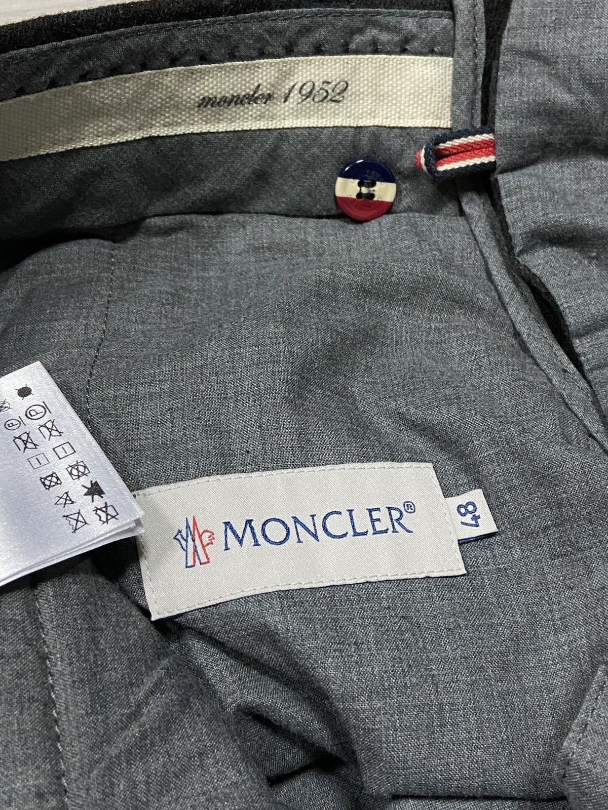 Moncler Moncler Pantalone Sportivo Wool Chino Pants Size US 32 / EU 48 - 9 Thumbnail