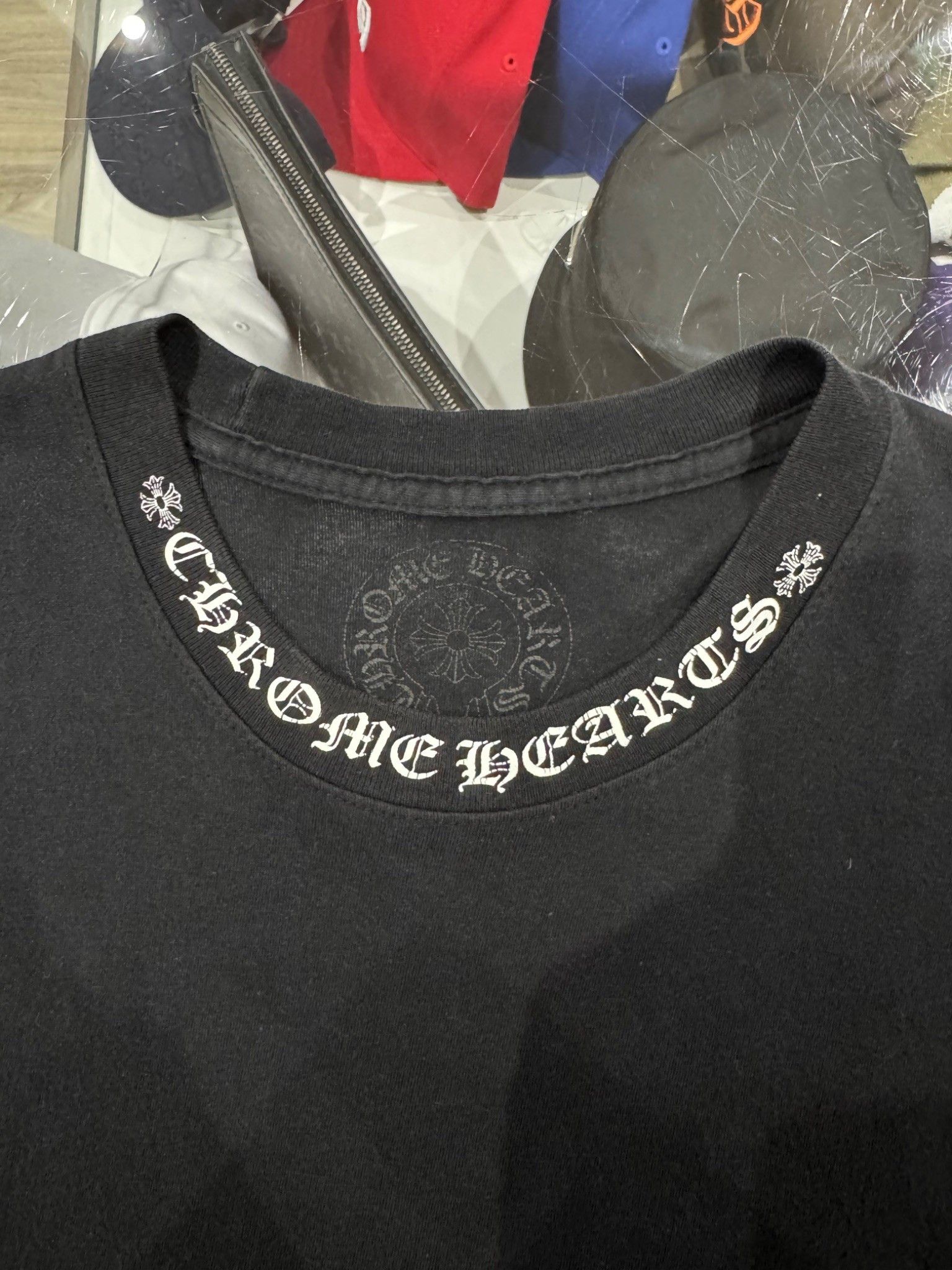 Chrome Hearts Chrome Hearts Neck Logo Shirt Black Size US M / EU 48-50 / 2 - 3 Thumbnail